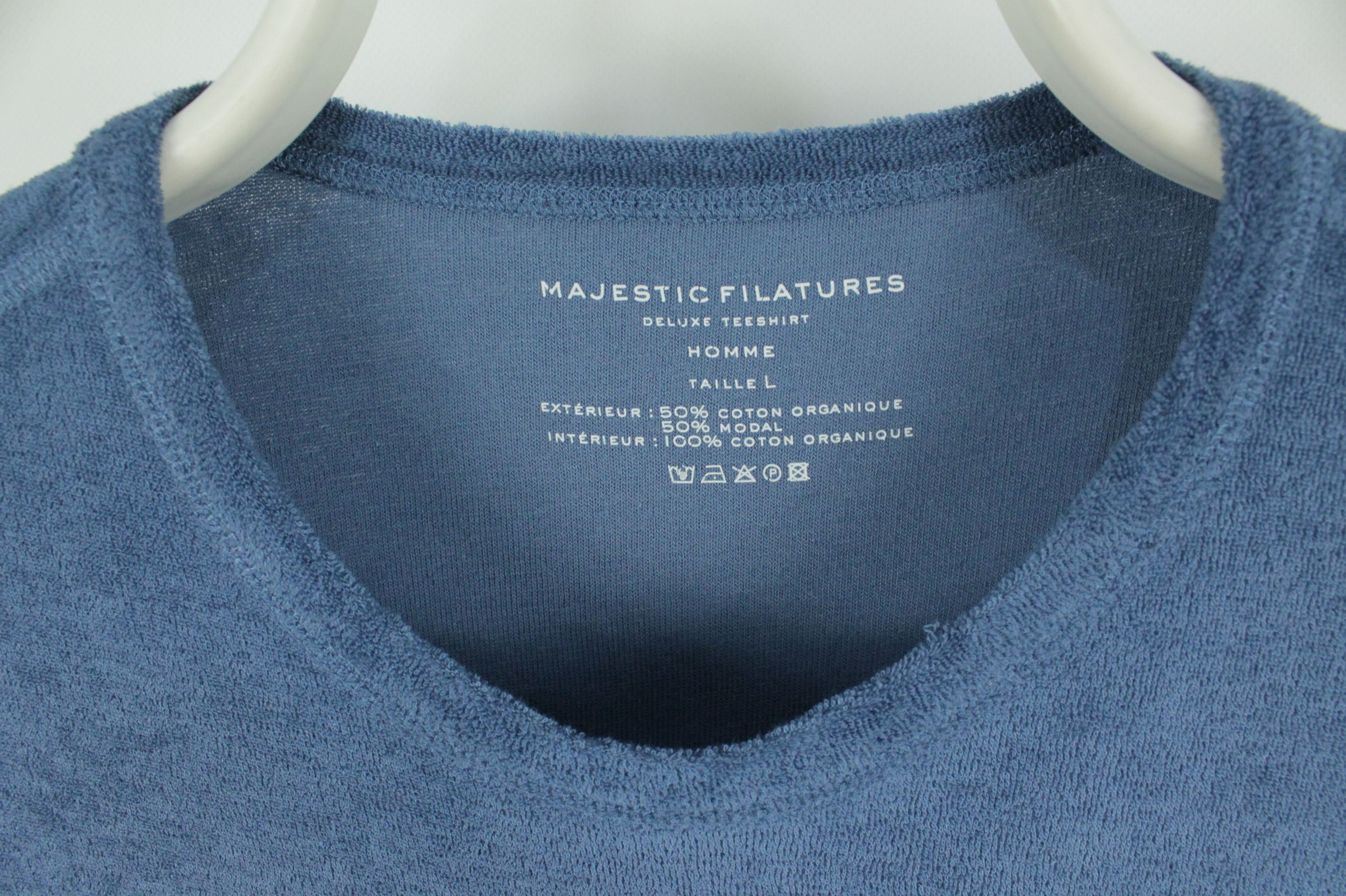 MAJESTIC FILATURES Majestic Filatures Deluxe T-Shirt Cotton Modal Men's Size US L / EU 52-54 / 3 - 3 Thumbnail