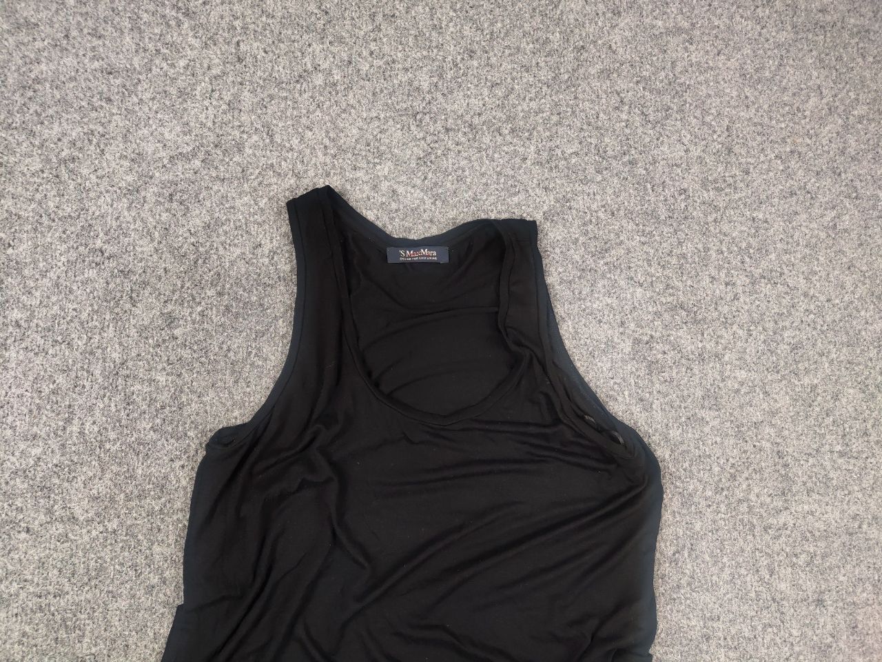 Max Mara s Max Mara Solid Round Neck Knee Length sleeveless dress Size M / US 6-8 / IT 42-44 - 4 Thumbnail