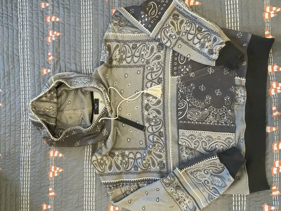 Amiri Amiri Oversized Bandana Recon Hoodie S Size US S / EU 44-46 / 1 - 9 Thumbnail