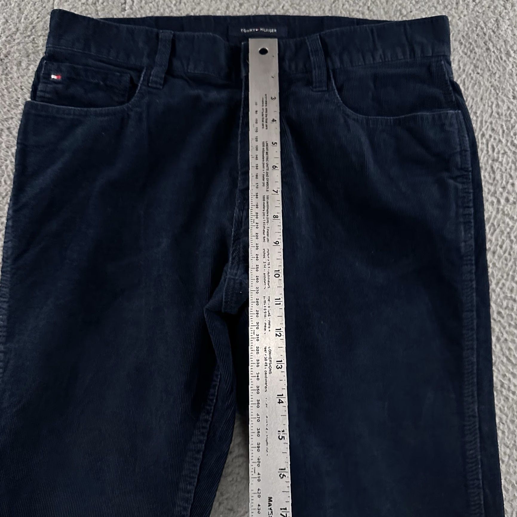 Tommy Hilfiger Tommy Hilfiger Jeans Mens Blue 30x32 Straight Corduroy Cotton Blend Adult Regular Jeans Men Blue Corduroy 30x32 Straight Mens Size US 30 / EU 46 - 5 Thumbnail