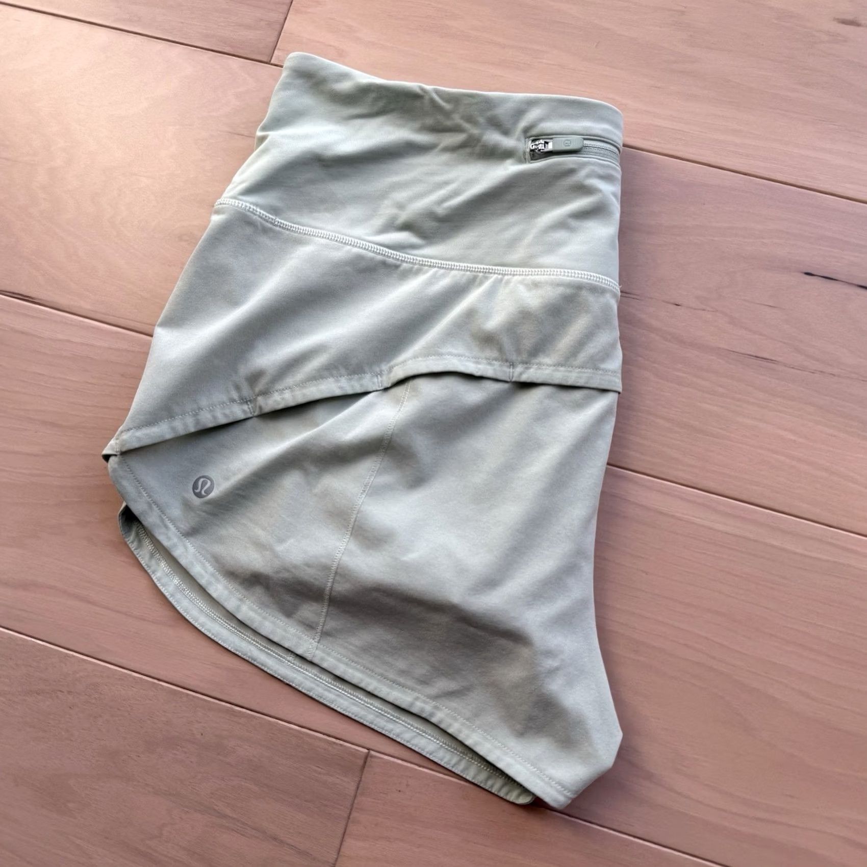 Lululemon Lululemon Real Quick Short Women 10 Green Utility Outdoors Hiking Summer Shirt Women's Length? Size 30" / US 8 / IT 44 - 8 Thumbnail