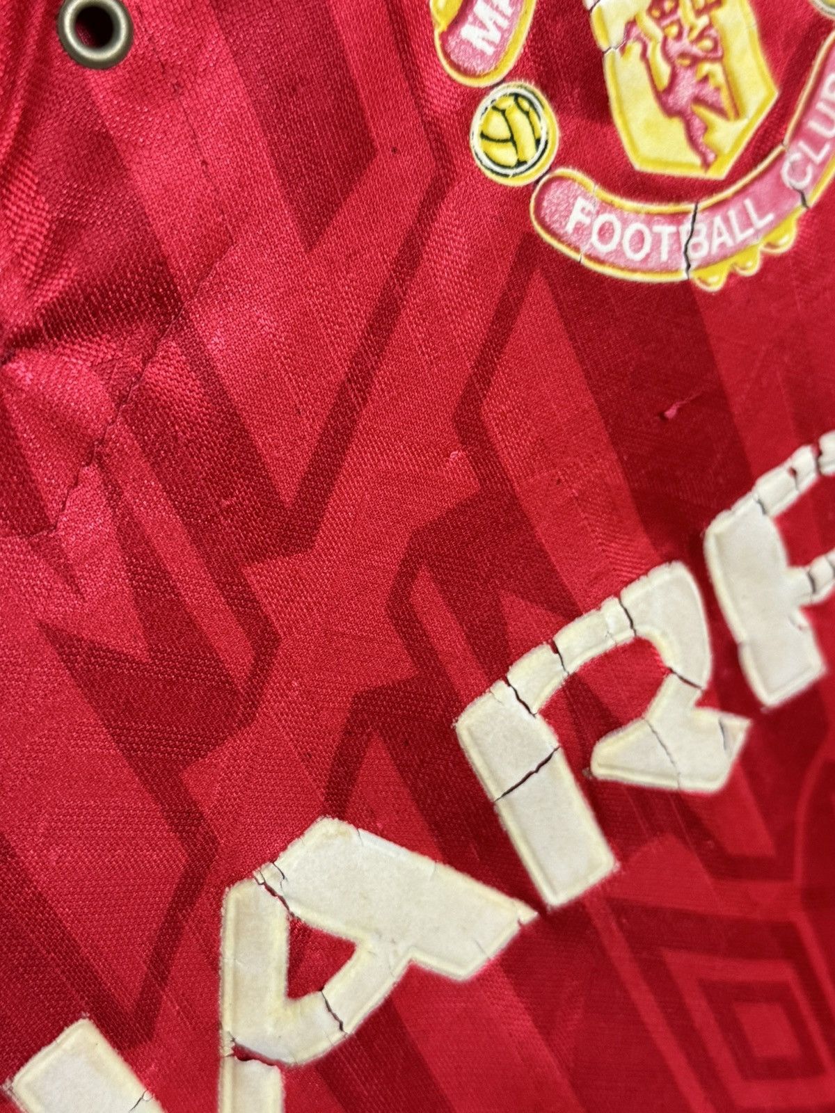 Umbro Manchester United 92/94 Home Football Jersey T-Shirt Size US L / EU 52-54 / 3 - 11 Thumbnail