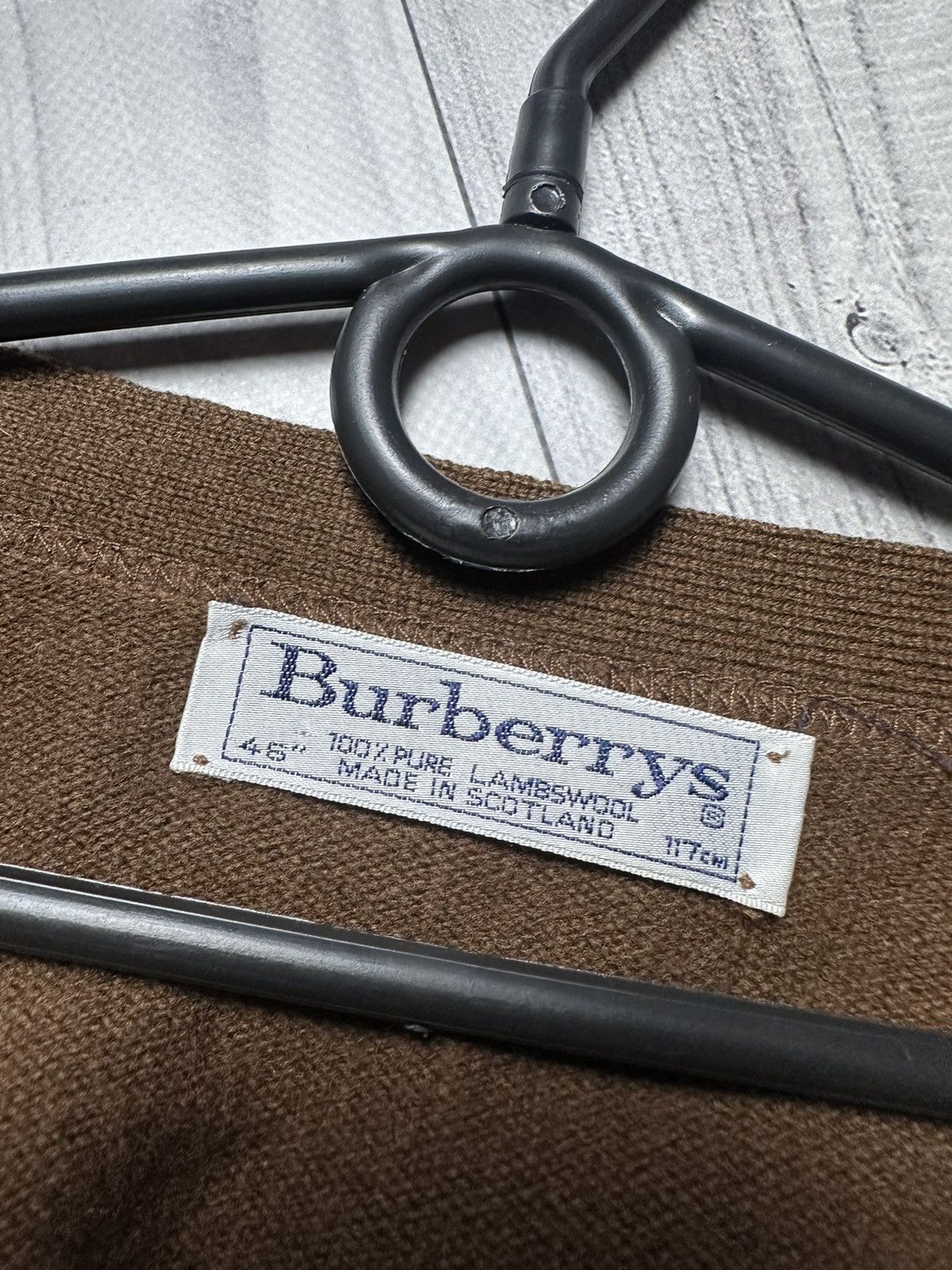 Burberry × Vintage Vintage Burberrys cardigan brown size XL logo Size US XL / EU 56 / 4 - 7 Thumbnail