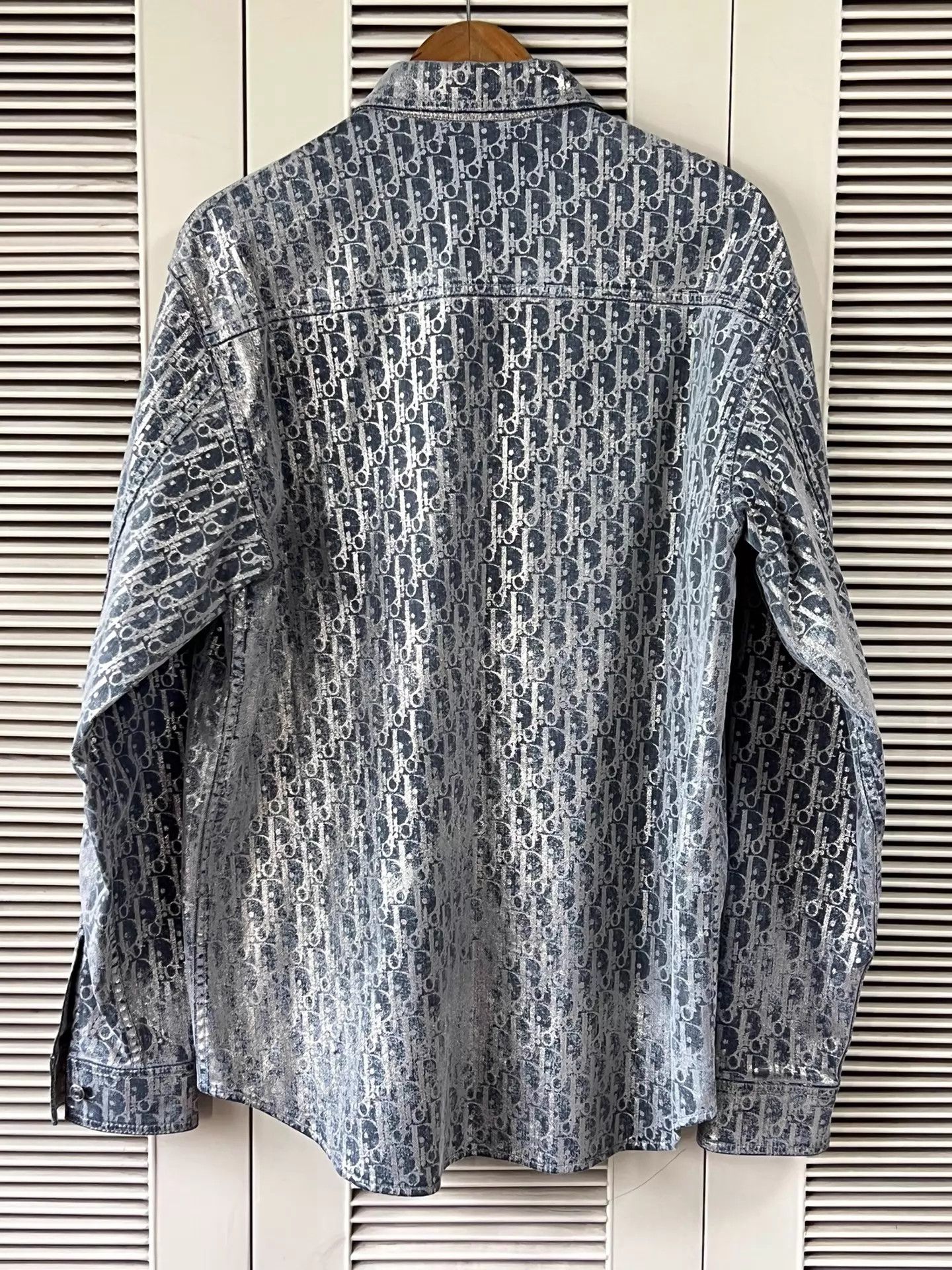 Dior Dior Men's Long Sleeve Shirt 42 Dior Logo Print Size US XXL / EU 58 / 5 - 2 Thumbnail