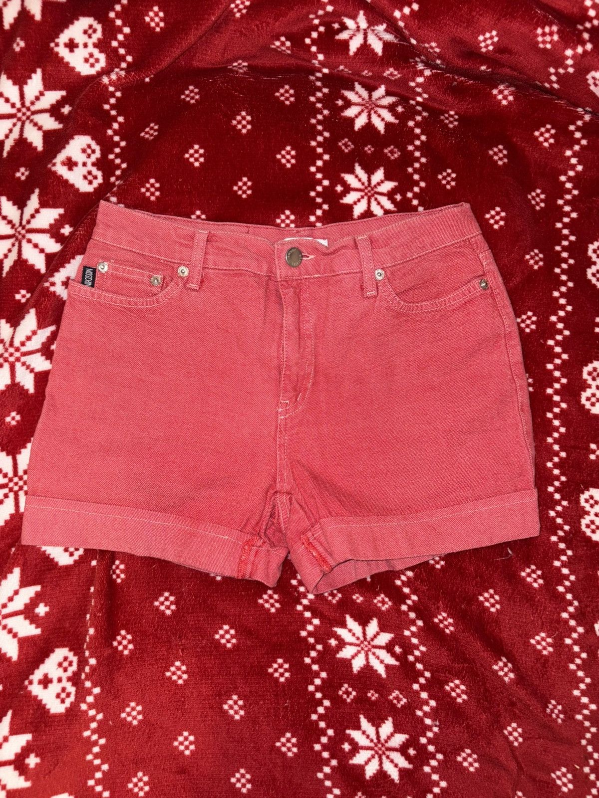 Moschino Red moschino shorts Size 28" / US 6 / IT 42 - 2 Thumbnail