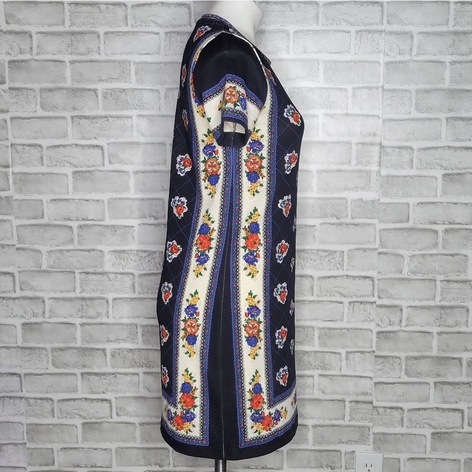 Tory Burch Tory Burch Floral Print T-shirt Dress, size XS Size XS / US 0-2 / IT 36-38 - 2 Thumbnail