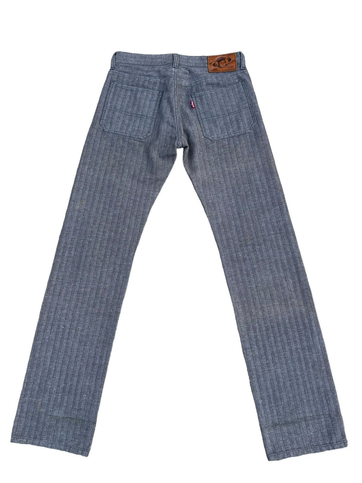 Hysteric Glamour Vintage 1990s Ozone Rocks HBT Striped Pant Size US 29 - 2 Thumbnail