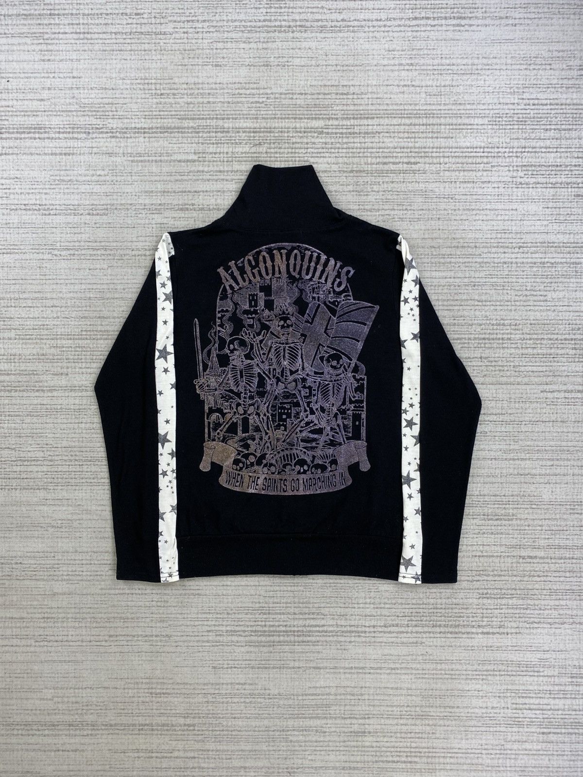 14th Addiction 🔥Vintage Algonquins Punk Back Hit Printed Jacket Size US S / EU 44-46 / 1 - 1 Thumbnail