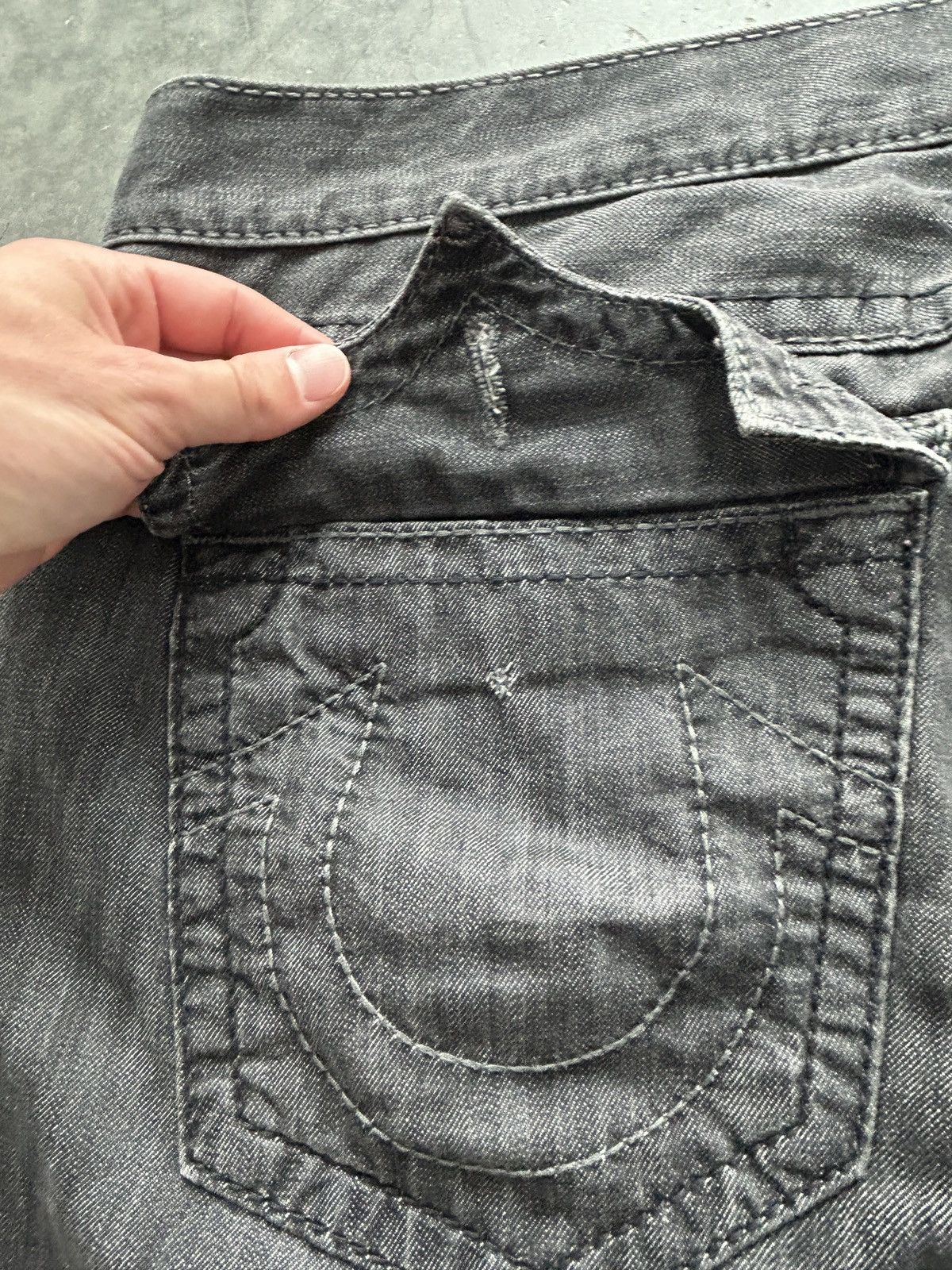 True Religion Vintage Y2K True Religion Jean Shorts Size US 42 / EU 58 - 3 Thumbnail