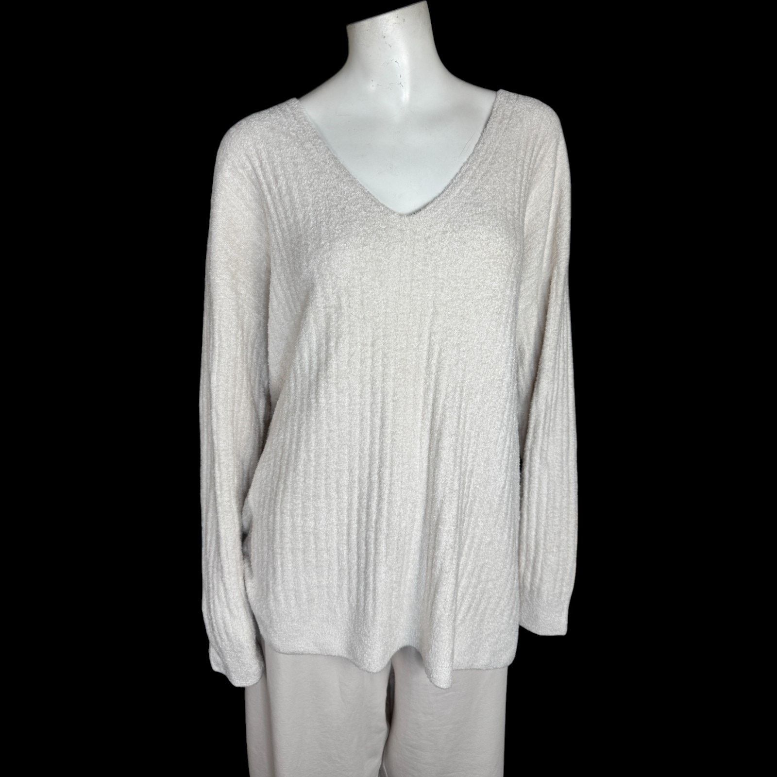 Other Barefoot Dreams Lite Pullover Straight Leg Pant Sand Dune1XT Size 29" - 8 Thumbnail