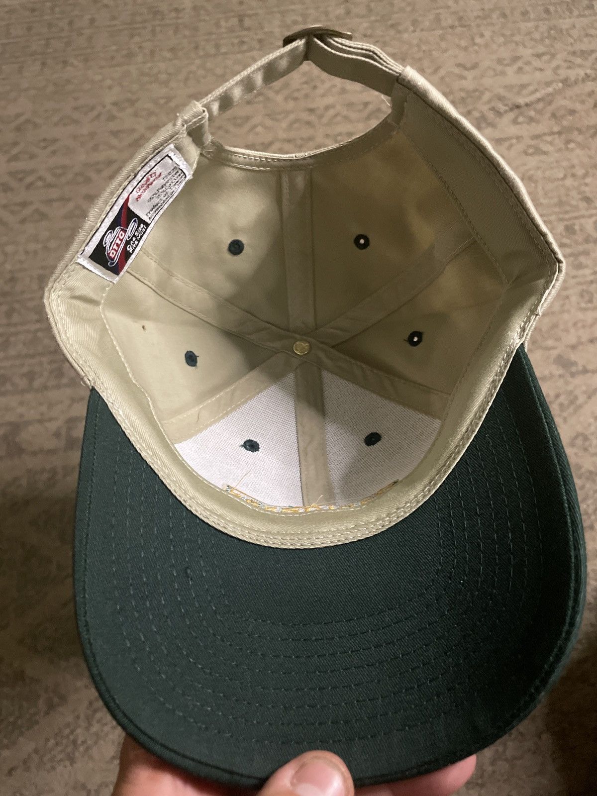 Otto Bank Texas Strapback vintage HAT Cap trucker TX advertising Size ONE SIZE - 11 Thumbnail