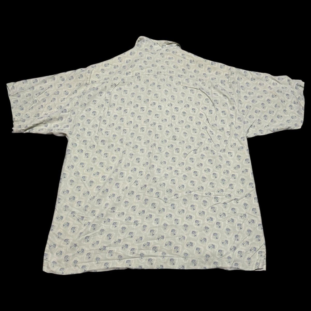Tommy Bahama Tommy Bahamas Palm Tree Stained Hawaiian Shirt Adult L Size US L / EU 52-54 / 3 - 4 Thumbnail