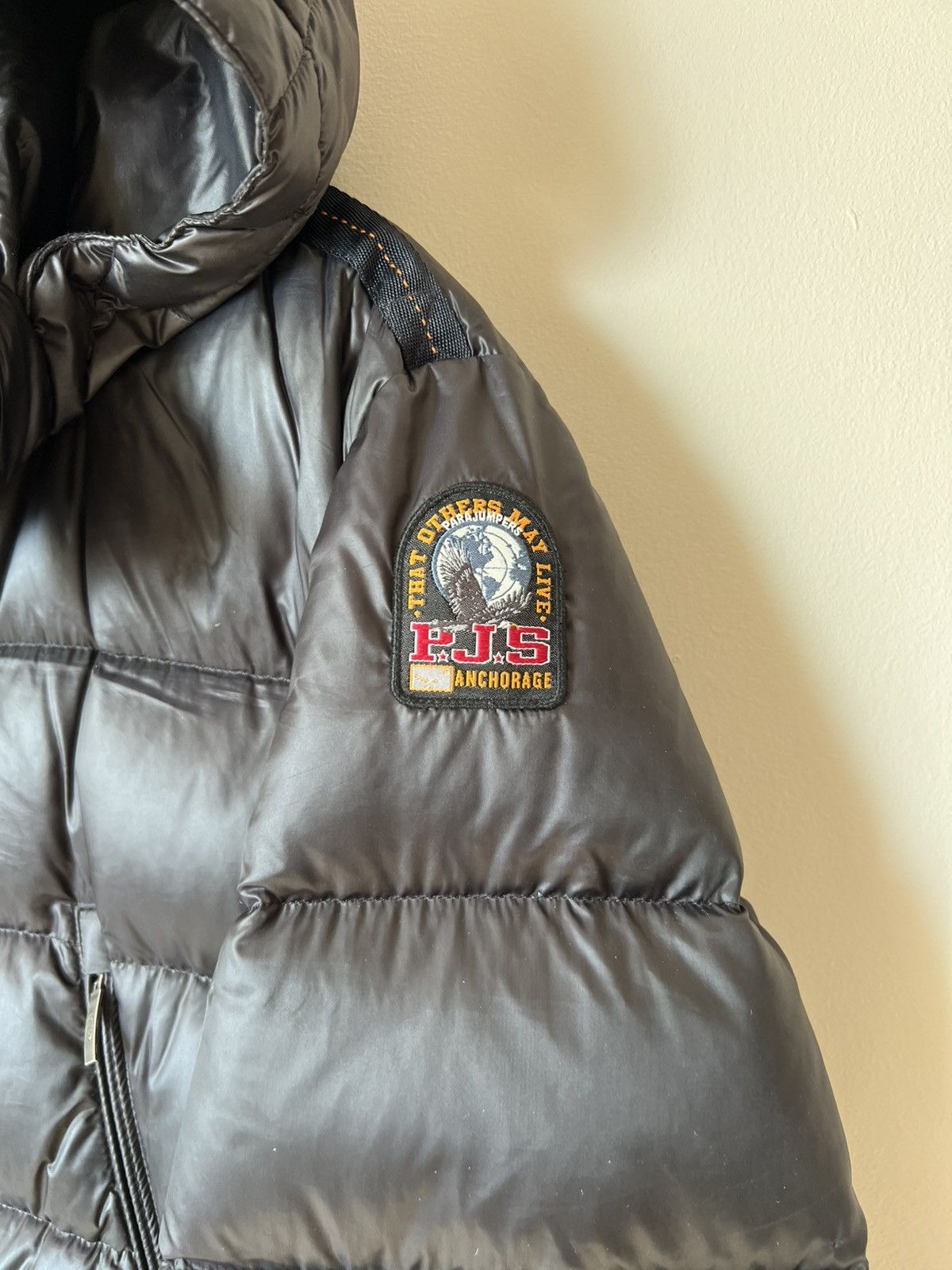 Parajumpers Outdoor Parajumpers Black Down Puffer Jacket Archiv Gorpcore Size US L / EU 52-54 / 3 - 3 Thumbnail