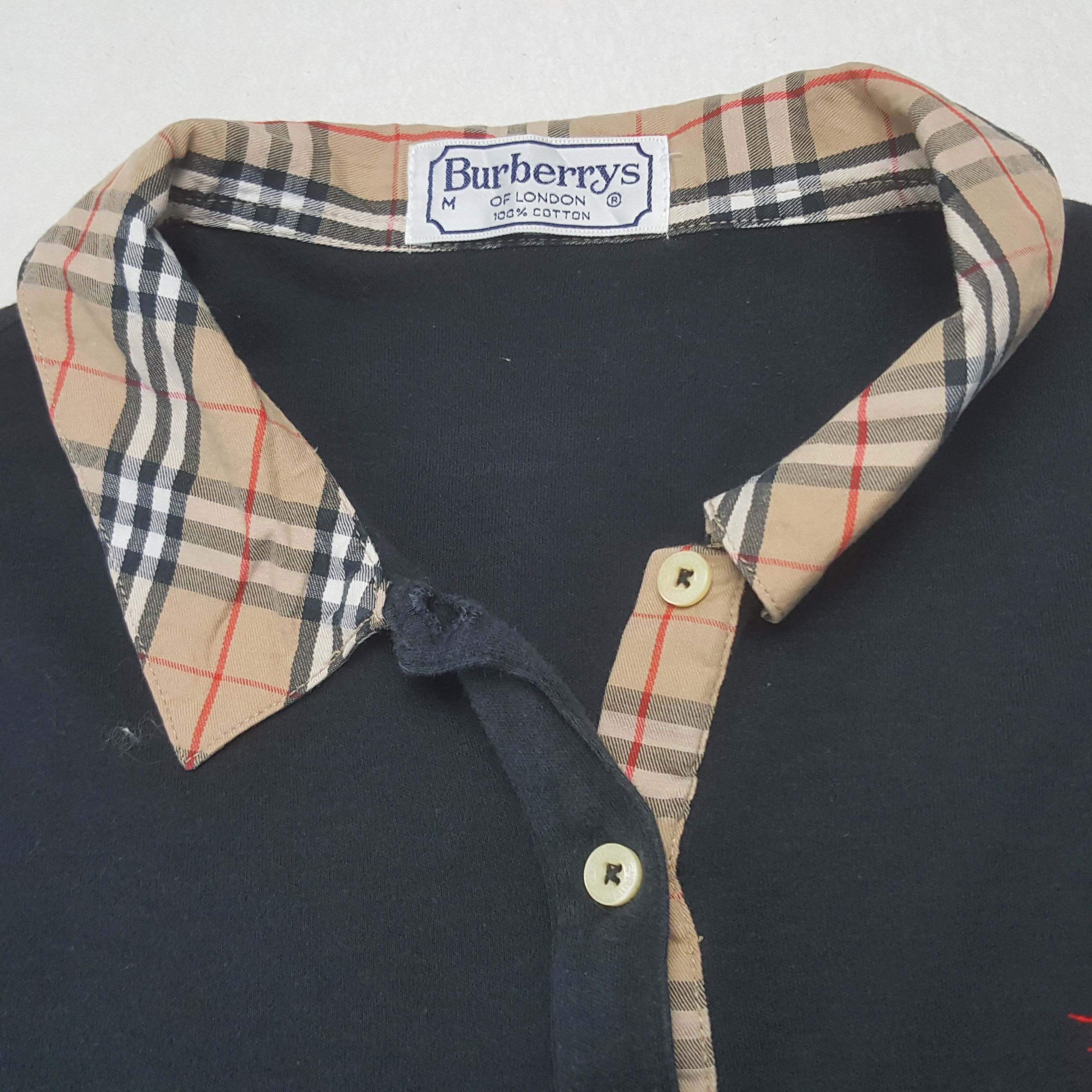 Burberry Vintage Burberry Nova Check Designer Polos C299N41 Size US M / EU 48-50 / 2 - 4 Thumbnail