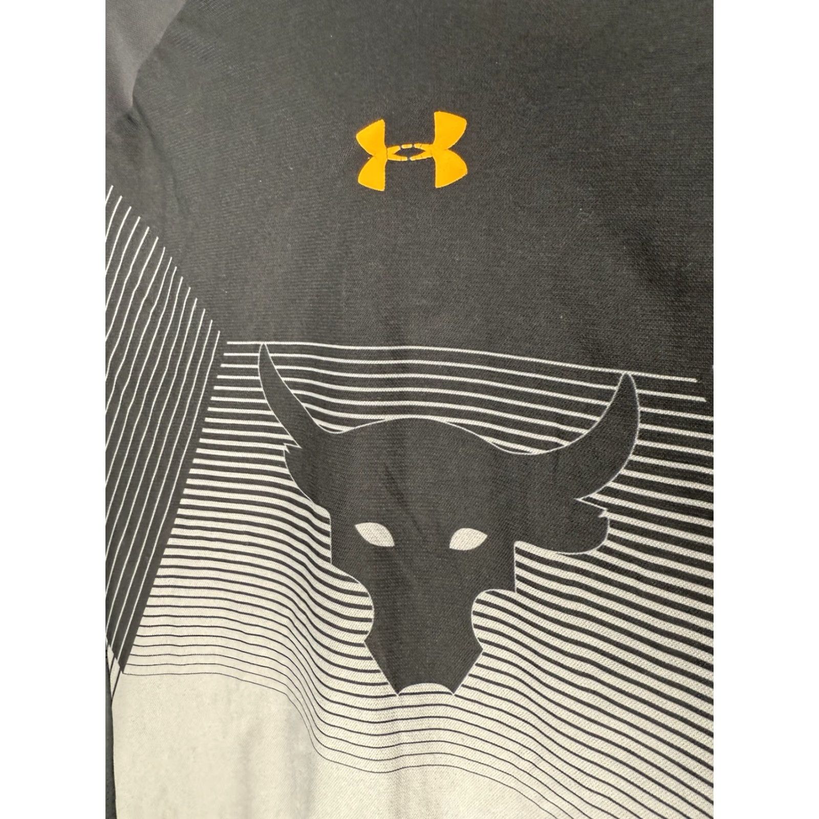Under Armour Under Armour Project Rock Shirt Mens S Black Graphic Print Crew Neck Sleeveless Pullover Bodybuilding Gym T-Shirt Logo Size US S / EU 44-46 / 1 - 4 Thumbnail