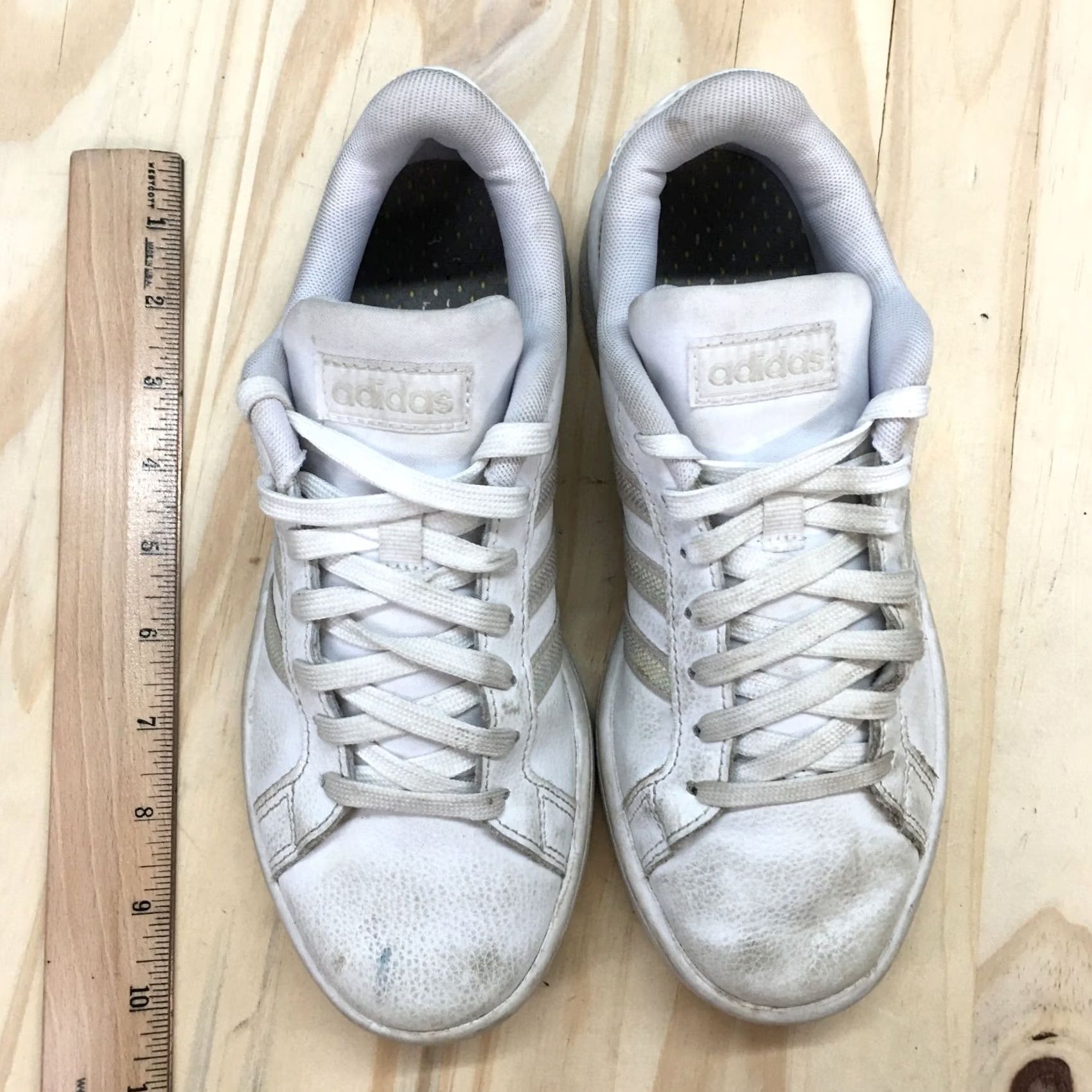 Adidas Adidas Sneaker Womens 6 White Grand Court Lace Up Casual Comfort Leather FW3734 Size US 6 / IT 36 - 7 Thumbnail