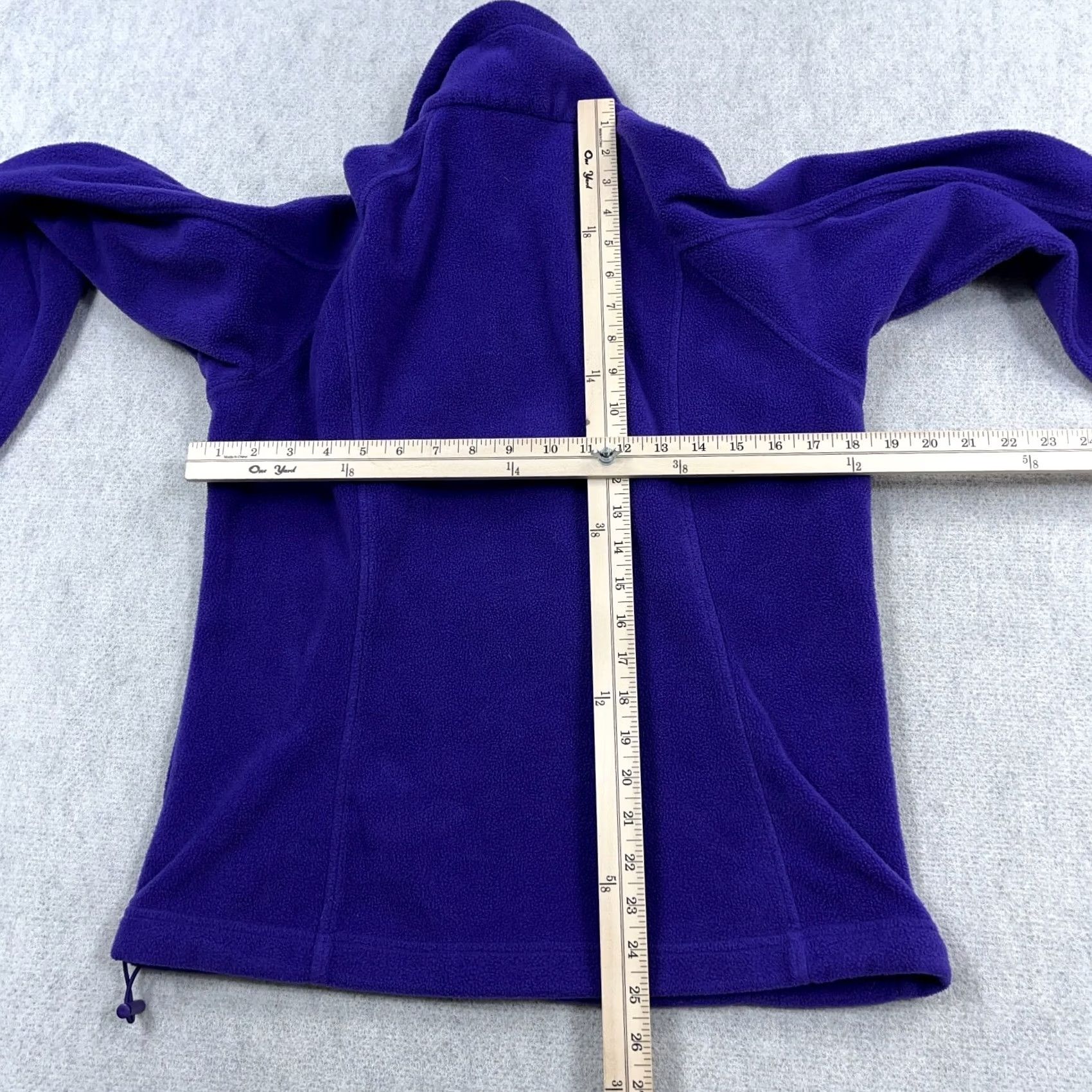 Vintage Columbia Jacket Women Medium Purple Fleece Full Zip Brenton Springs Hiking A25: Size M / US 6-8 / IT 42-44 - 6 Thumbnail