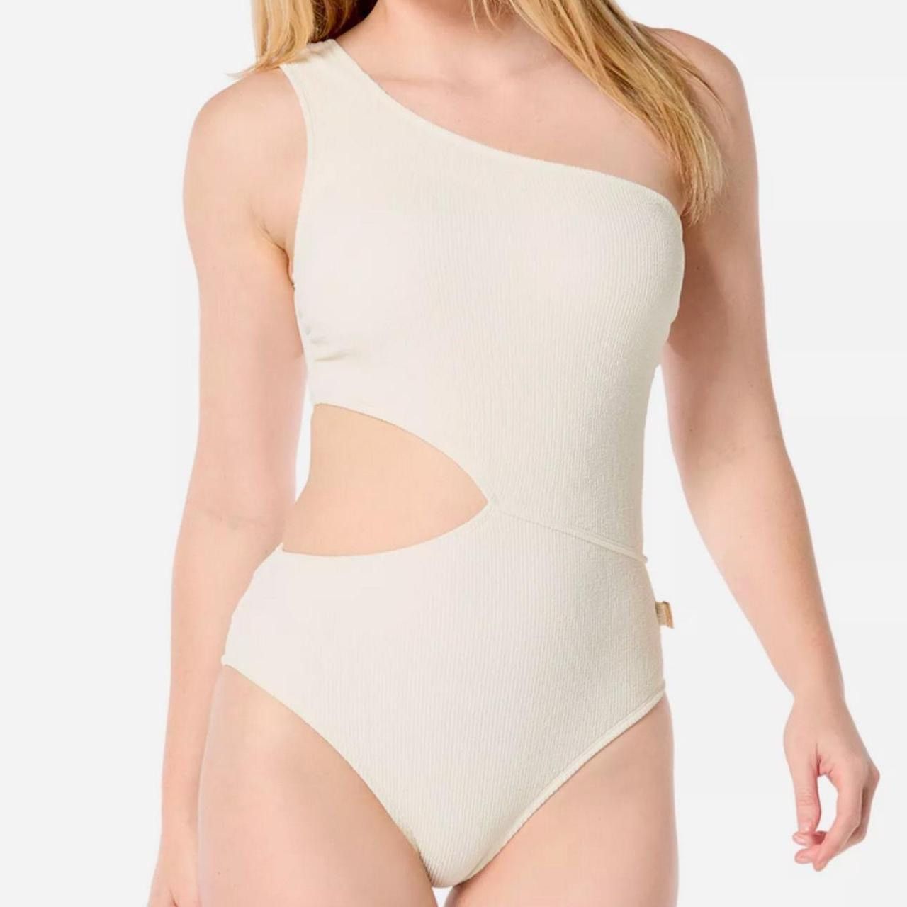 Michael Kors Michael Kors Women's Michael One Side-Cutout Swimsuit Size XL / US 12-14 / IT 48-50 - 2 Thumbnail