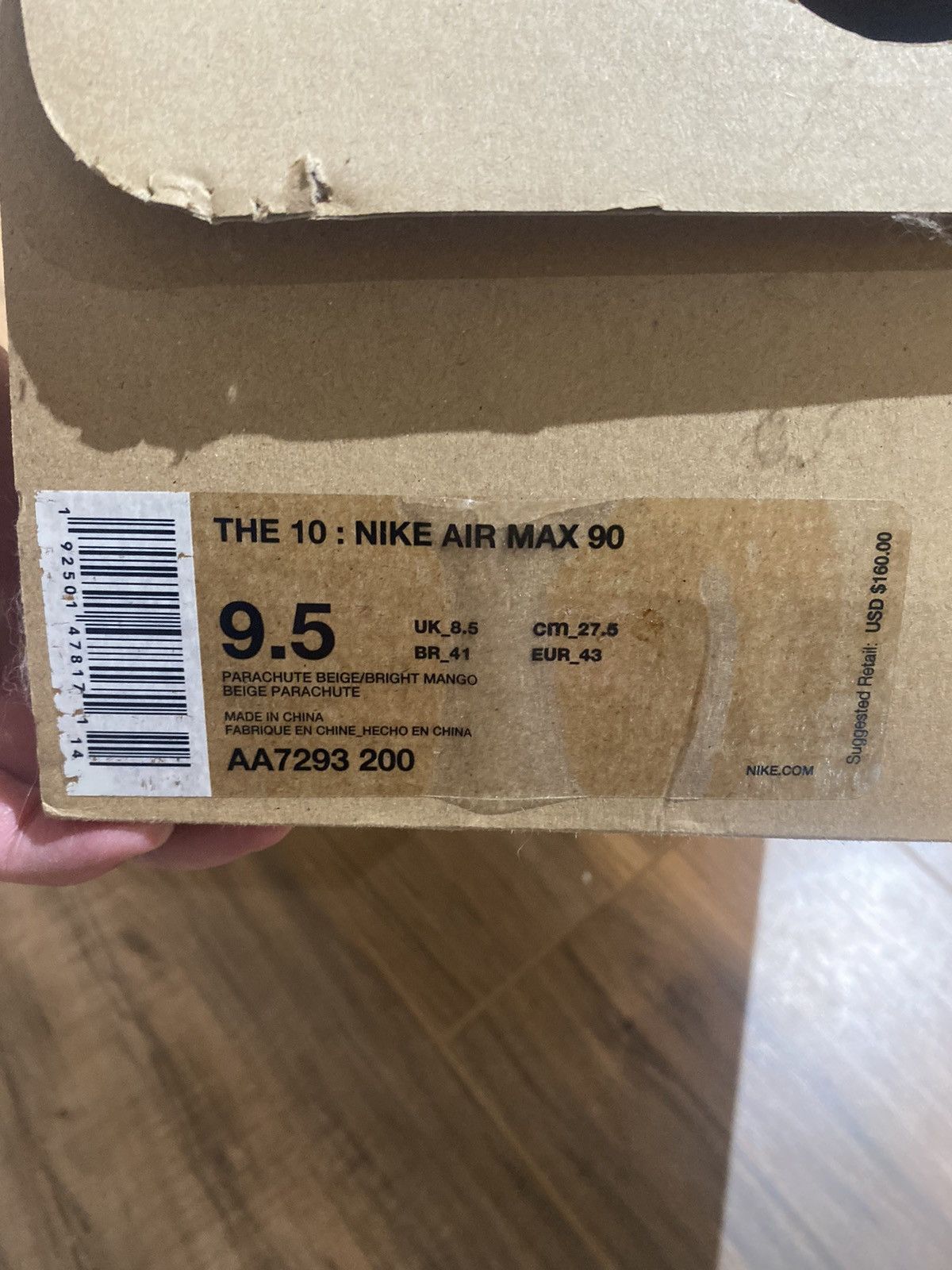 Nike × Off-White Off White Air Max 90 Desert Ore Size US 9.5 / EU 42-43 - 9 Thumbnail