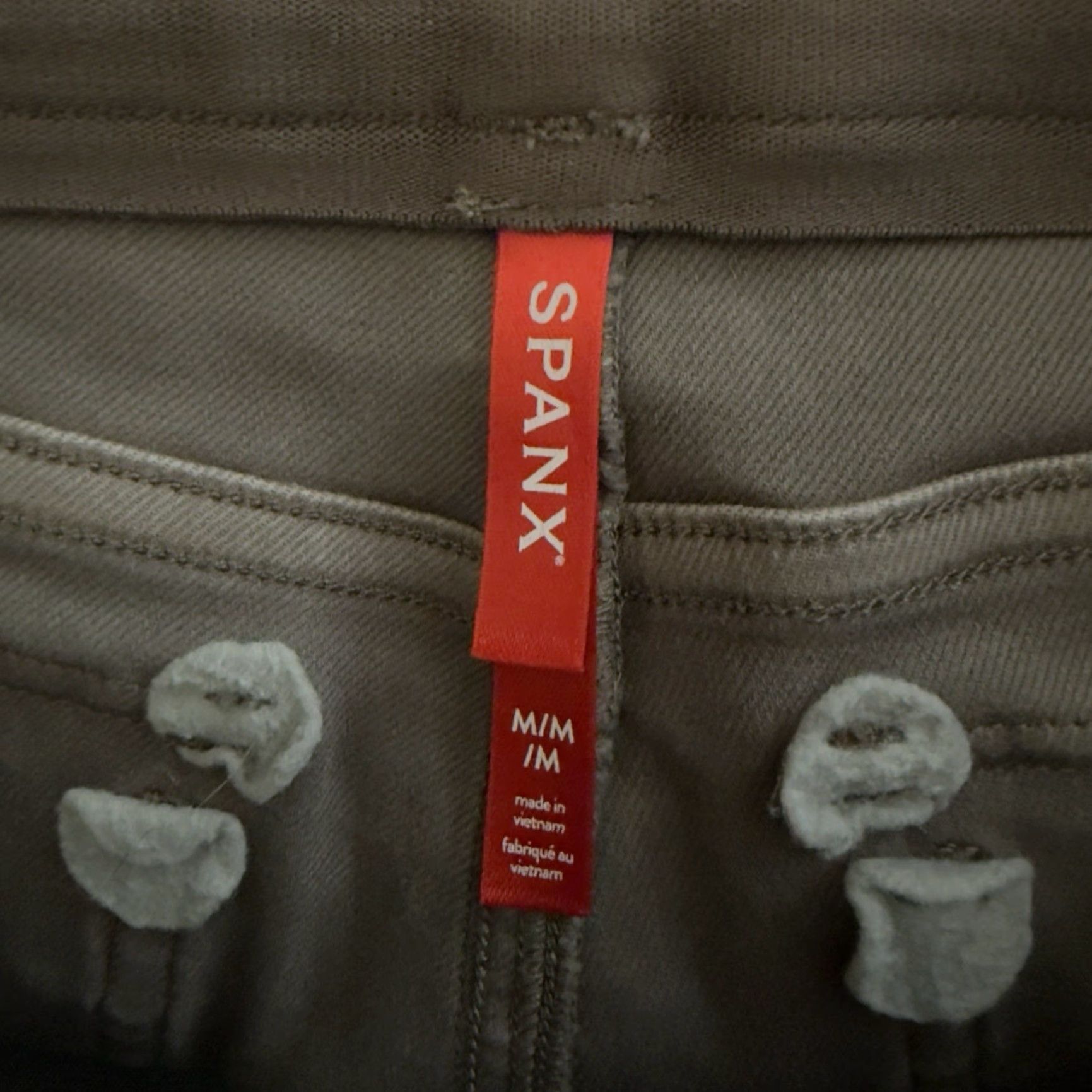 Spanx SPANX Brown Cotton Blend Casual Ankle Pants Womens Size M Size 32" / US 10 / IT 46 - 4 Thumbnail
