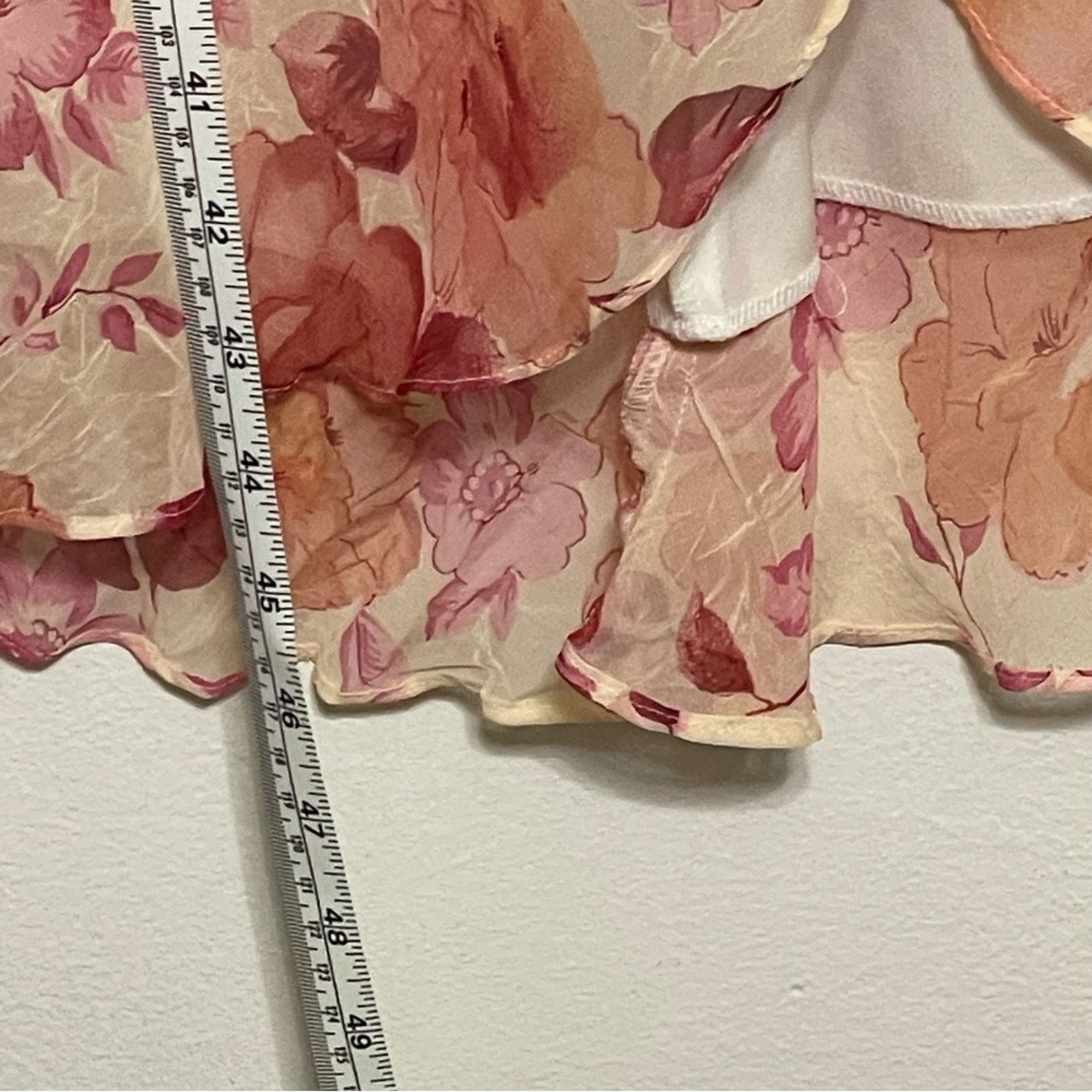 Other Breakin' Loose Floral High Low Midi Dress 11/12 Size L / US 10 / IT 46 - 5 Thumbnail