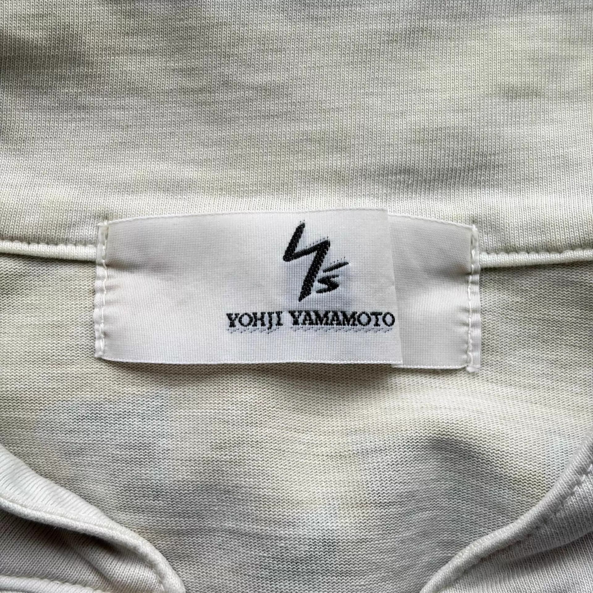 Yohji Yamamoto Yohji Yamamoto Y's 00s Floral SS Baseball Polo Size US L / EU 52-54 / 3 - 5 Thumbnail
