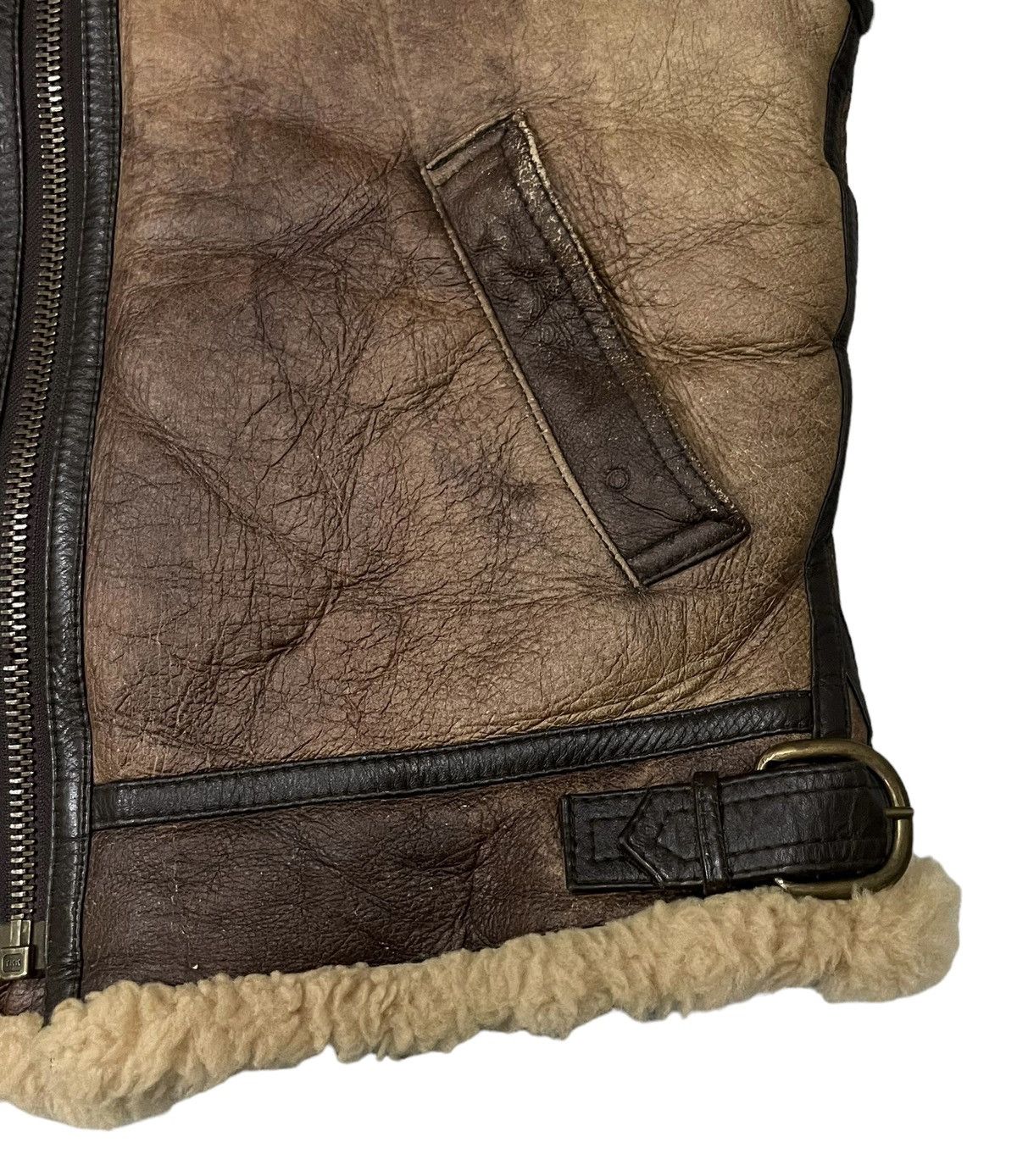 Harley Davidson Vintage Harley Davidson Sheepskin B3 Leather Jacket Size US M / EU 48-50 / 2 - 3 Thumbnail
