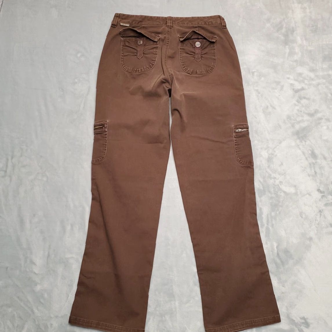 Vintage VINTAGE Columbia Pants Womens 10 Brown Canvas Cargo Utility Pocket Outdoors Gorp Classic Size 32" / US 10 / IT 46 - 5 Thumbnail
