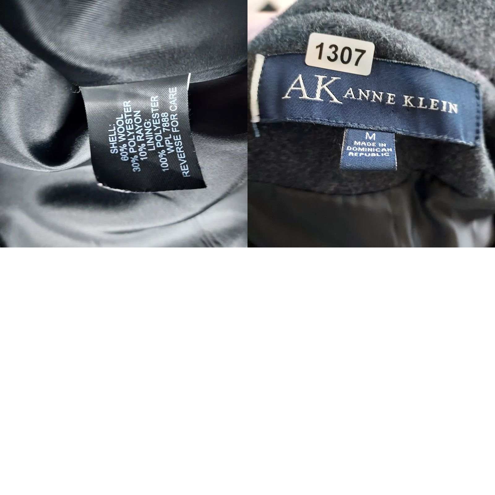Anne Klein Anne Klein Wool Blend Coat Women’s M Black Mid Length Lined Winter Jacket Size M / US 6-8 / IT 42-44 - 8 Thumbnail