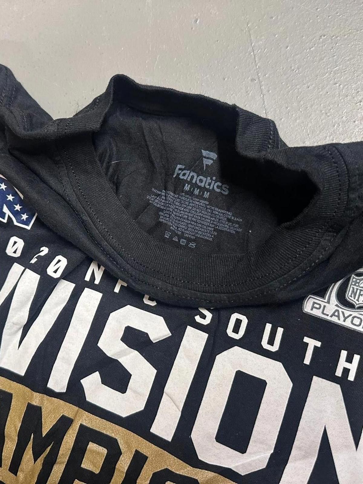 Designer New Orleans Saints 2020 NFC South Division Champions T-Shirt Size US M / EU 48-50 / 2 - 3 Thumbnail