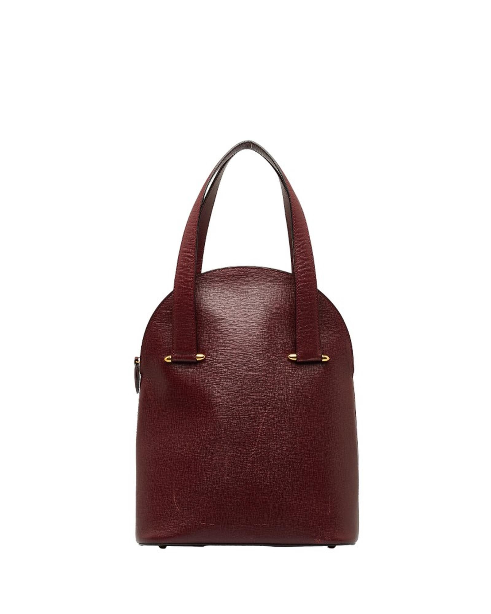 image of RedCartier Leather Handbag - Ab Condition, Women's