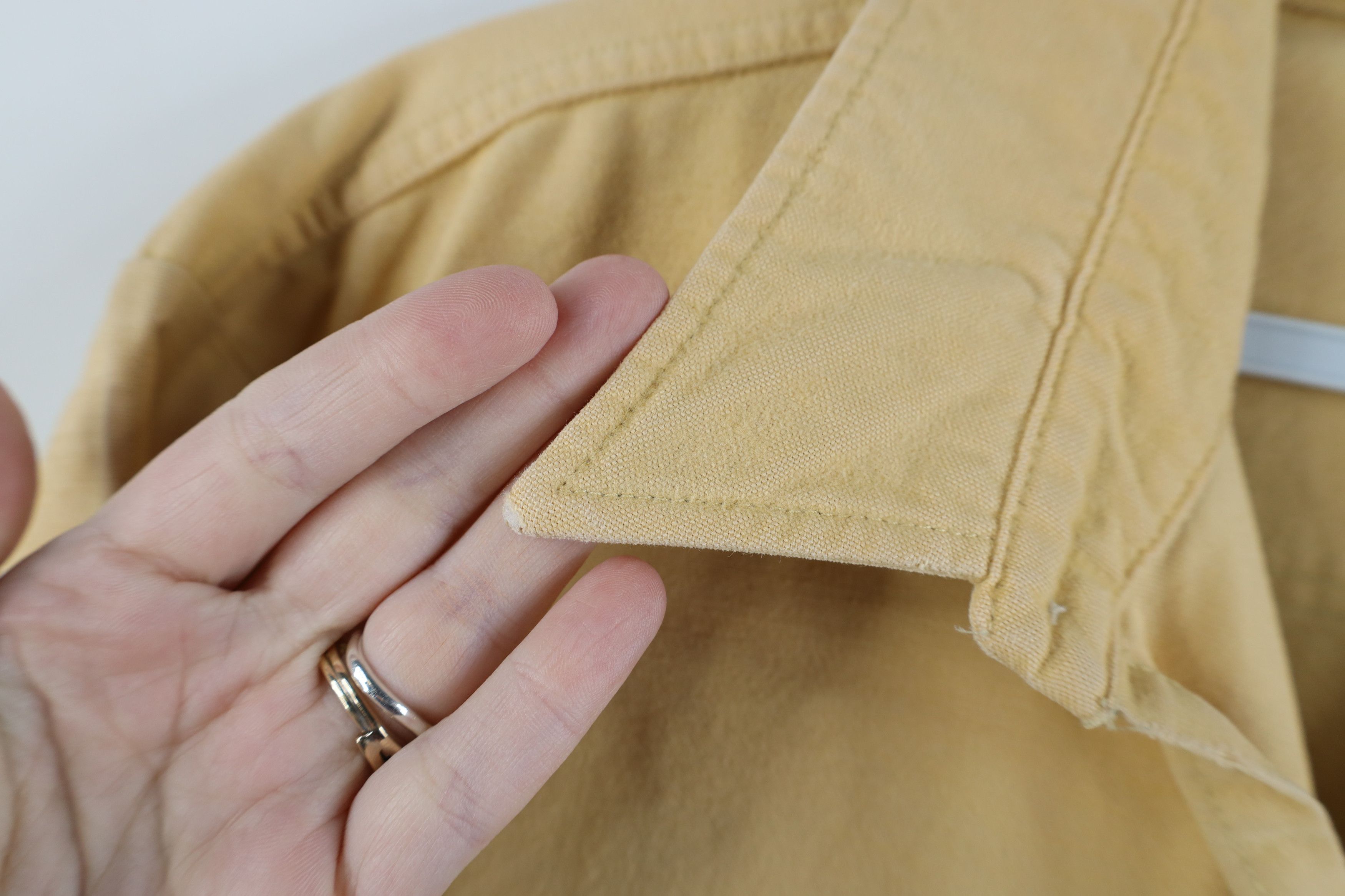 Vintage Vintage 70s Streetwear Chamois Cloth Button Shirt USA Size US L / EU 52-54 / 3 - 8 Thumbnail