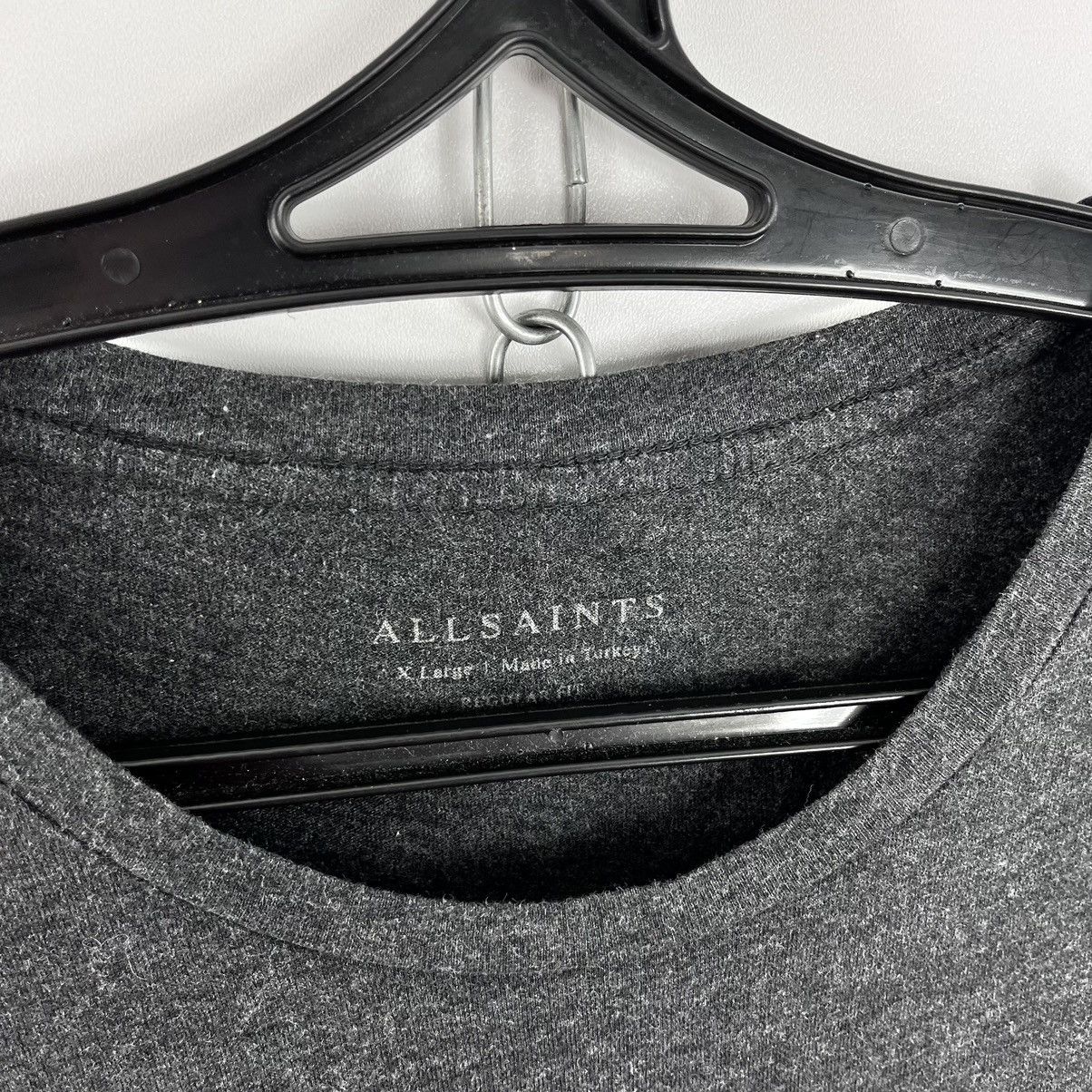 Allsaints × Japanese Brand Allsaints Basic T-Shirt Small Logo Dark Grey Size XL Size US XL / EU 56 / 4 - 5 Thumbnail