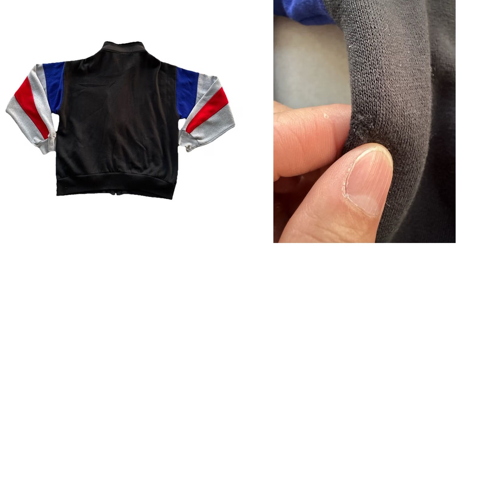 PONY VINTAGE Pony Brand Sweatshirt Full Zip Mens XL Black Red Blue Gray 80s 90s Knit Logo Cotton Blend Long Sleeve | Sweatshirt | Men Size US XL / EU 56 / 4 - 8 Thumbnail