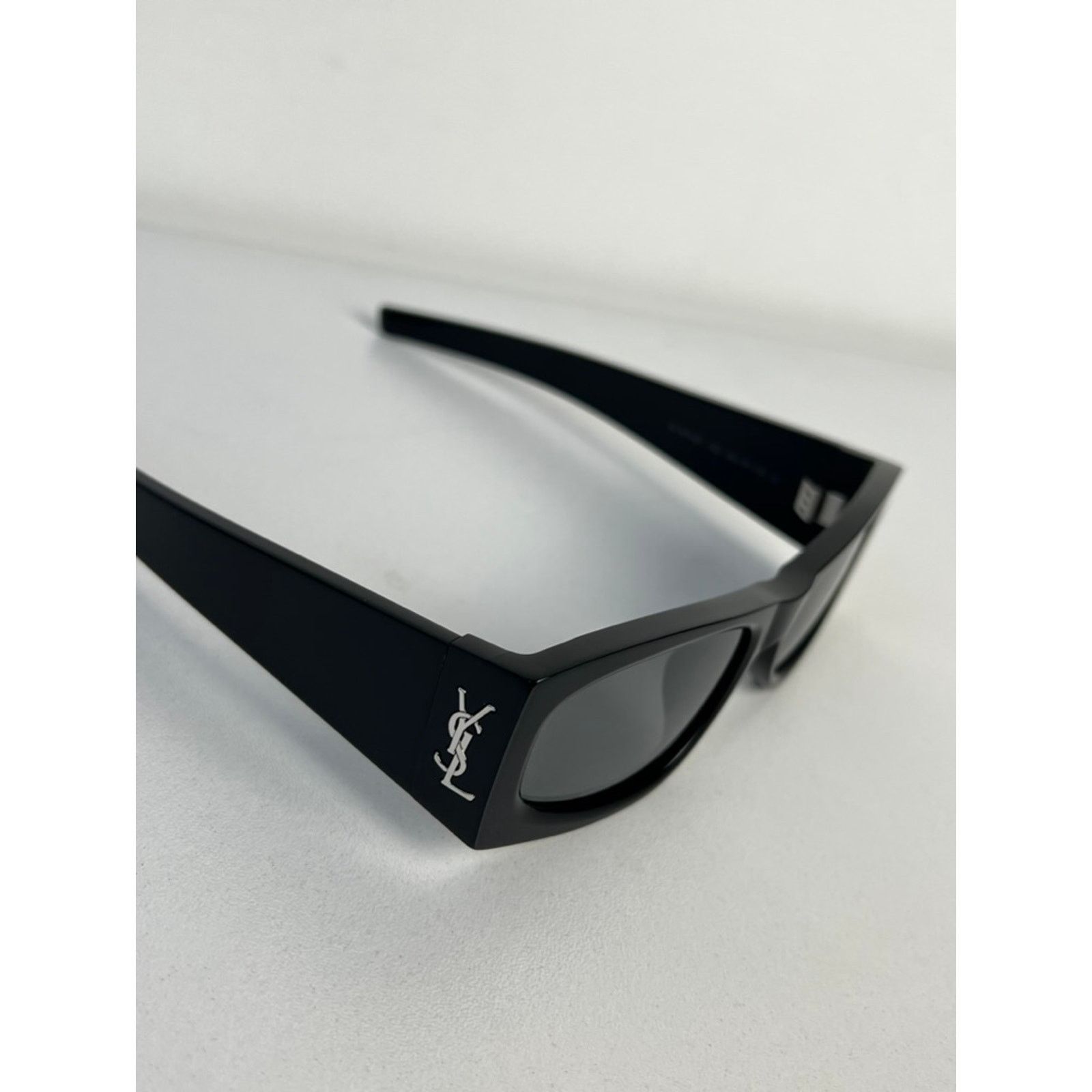 Saint Laurent Paris NEW Saint Laurent SLM140/F Black Silver Sunglasses $580 Size ONE SIZE - 5 Thumbnail