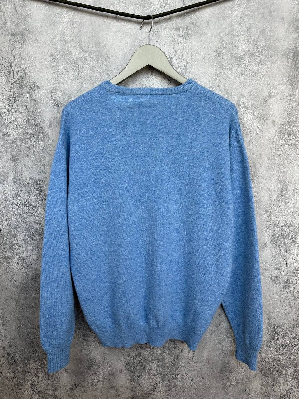 Burberry Burberrys Vintage 90s V-Neck Angora Wool Sweater Jumper Size US L / EU 52-54 / 3 - 2 Thumbnail