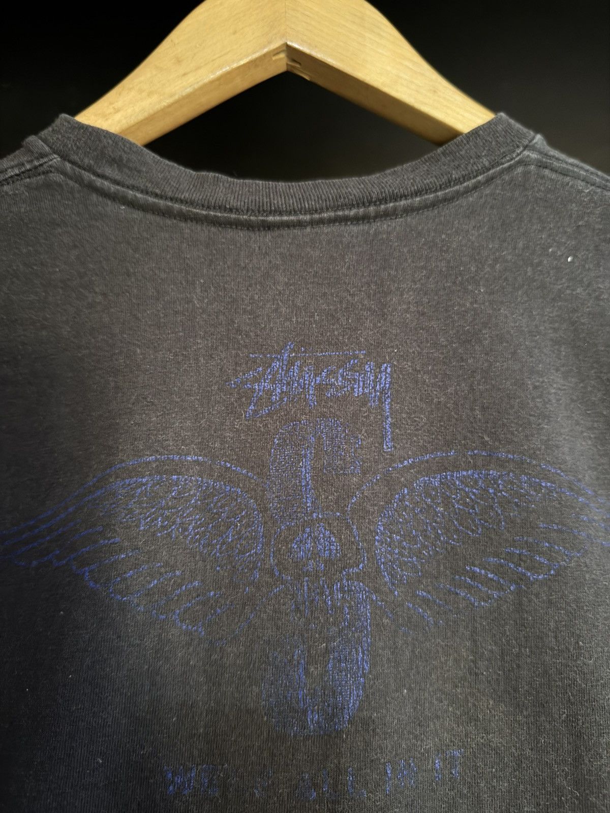 Stussy Vintage Stussy Wings Sun Faded Tee Size US M / EU 48-50 / 2 - 4 Thumbnail