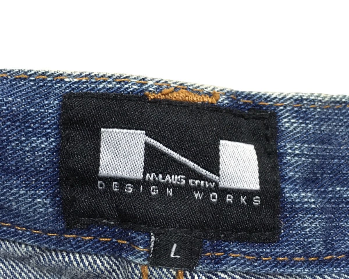 Le Grande Bleu (L.G.B.) Rare Design Vintage Japanese Brand Nvlaus Jeans 1990s Size US 32 / EU 48 - 7 Thumbnail