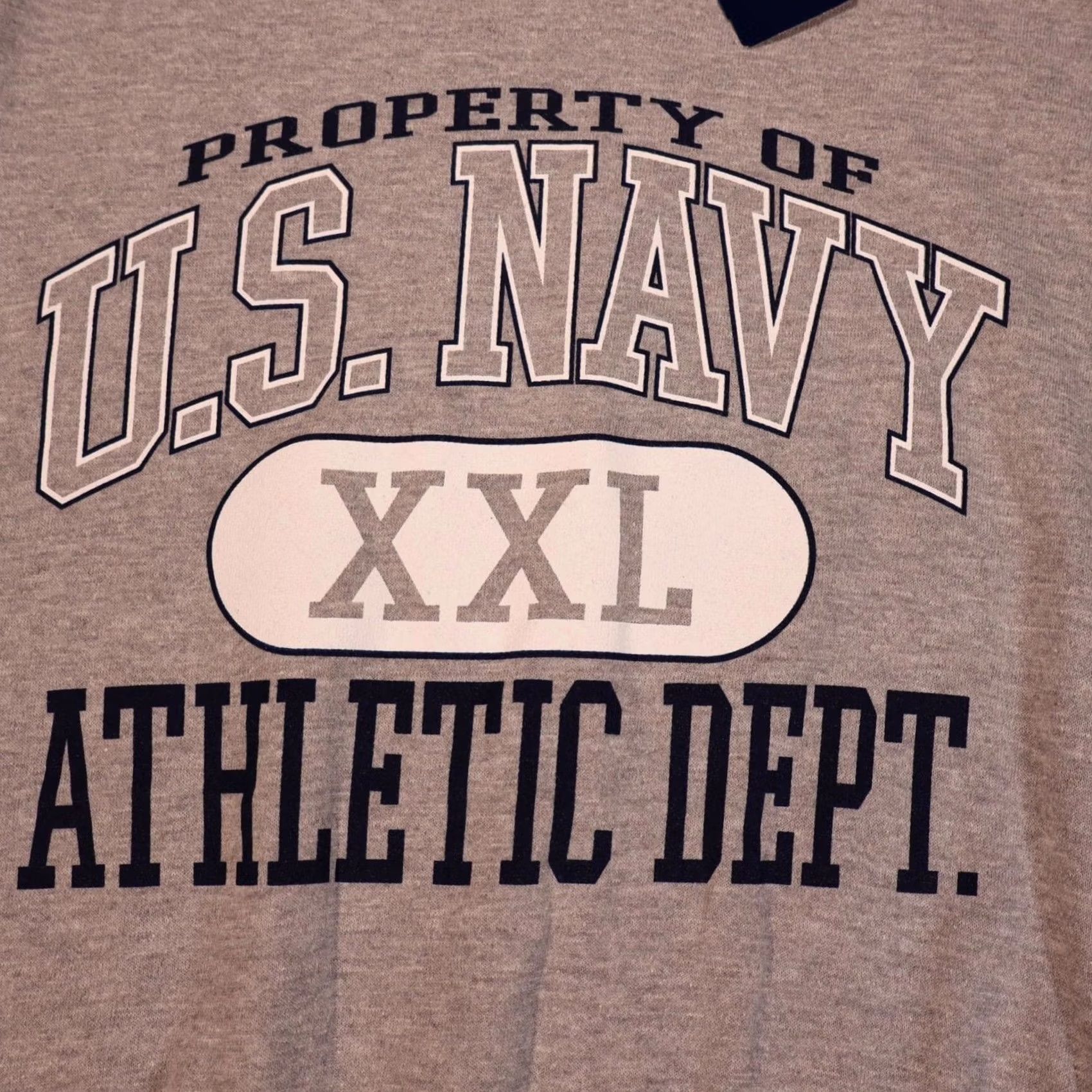 Soffe VINTAGE Soffe Sweatshirt Logo US Navy NWT Men XL Gray 90s Pullover Size US XL / EU 56 / 4 - 2 Thumbnail