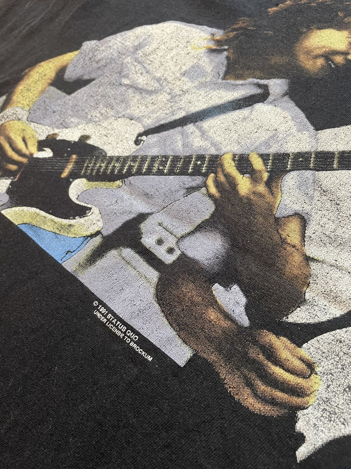 Band Tees × Vintage Status Quo 1991 Vintage Tour T-Shirt Size US L / EU 52-54 / 3 - 4 Thumbnail