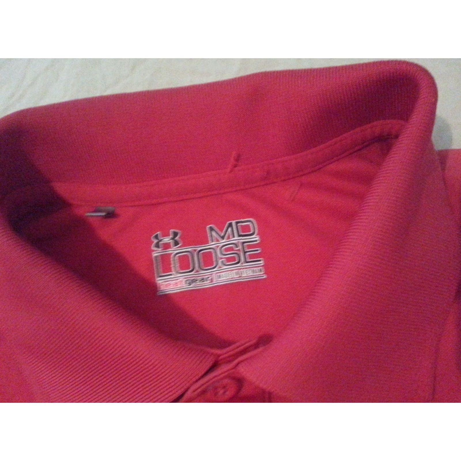 Under Armour Under Armour Polo Shirt Mens M Medium Red Athletic River Townesnd Size US M / EU 48-50 / 2 - 5 Thumbnail