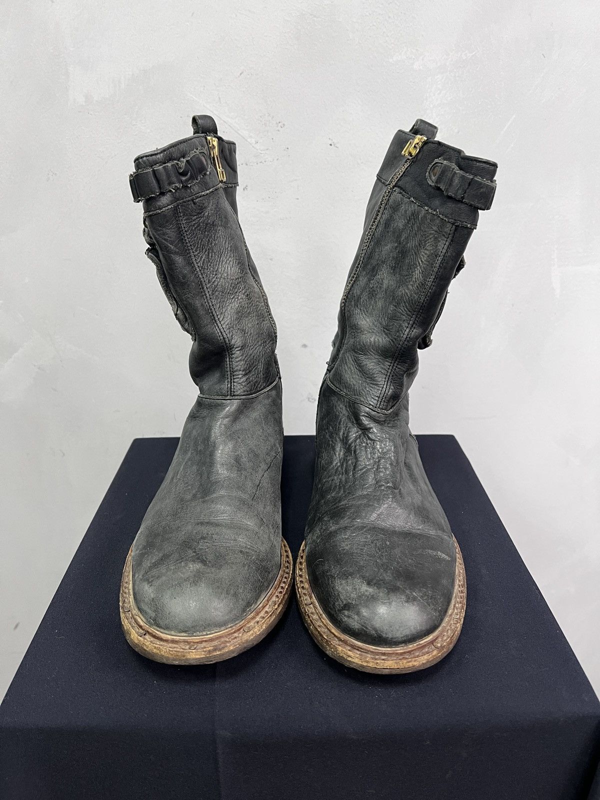 Undercover Rare undercover style leather moto moto boots archive 2000s Size US 7.5 / EU 40-41 - 2 Thumbnail