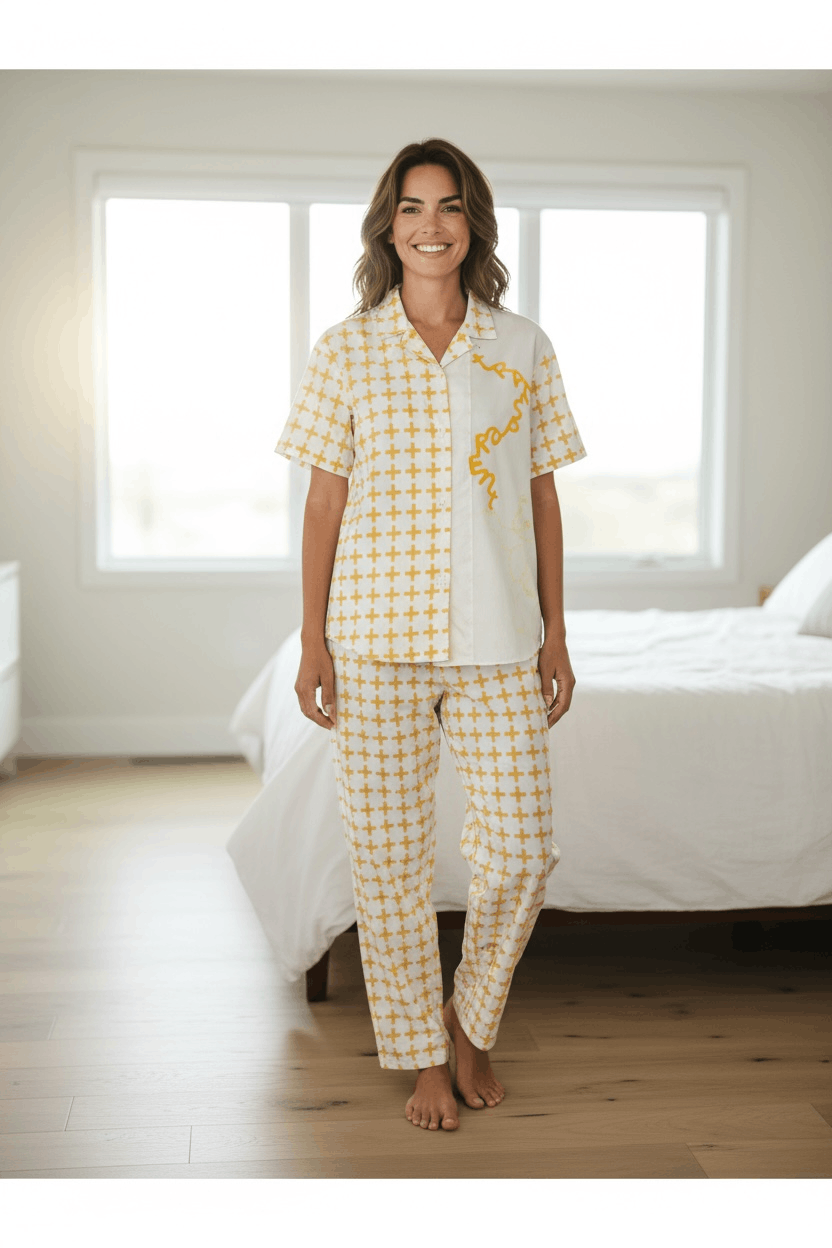 Disney × Jean Charles De Castelbajac Vintage 90’s Castelbajac Meslits Mellow Monogram Pajama Set Size US S / EU 44-46 / 1 - 1 Thumbnail