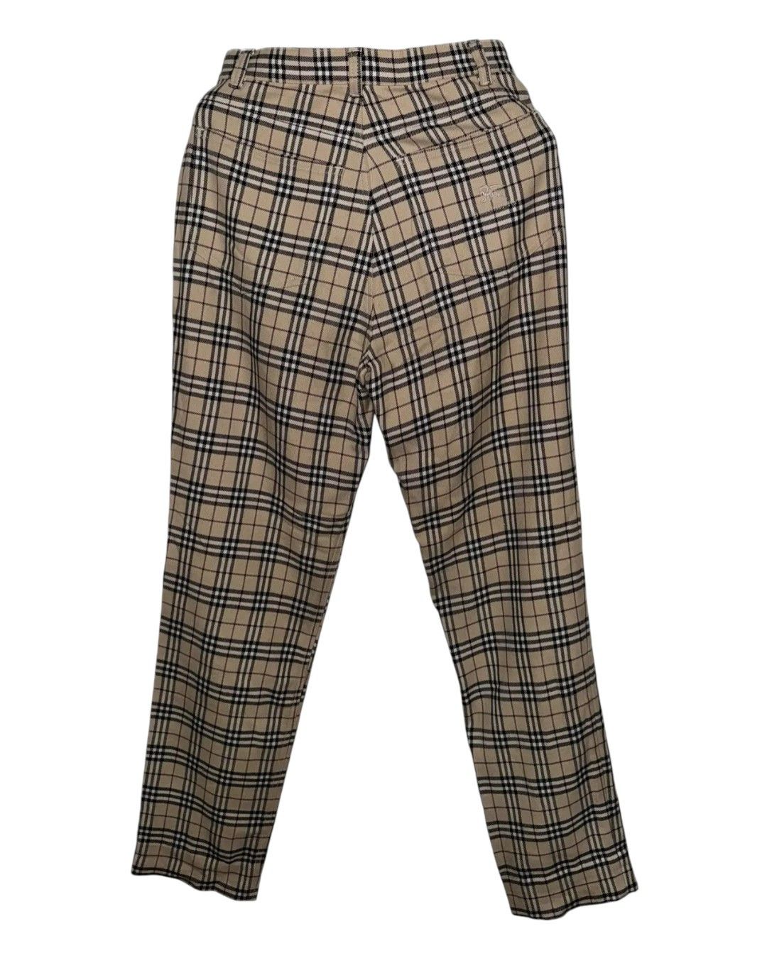 Burberry VINTAGE CHECKERED PANTS Size 28" / US 6 / IT 42 - 2 Thumbnail