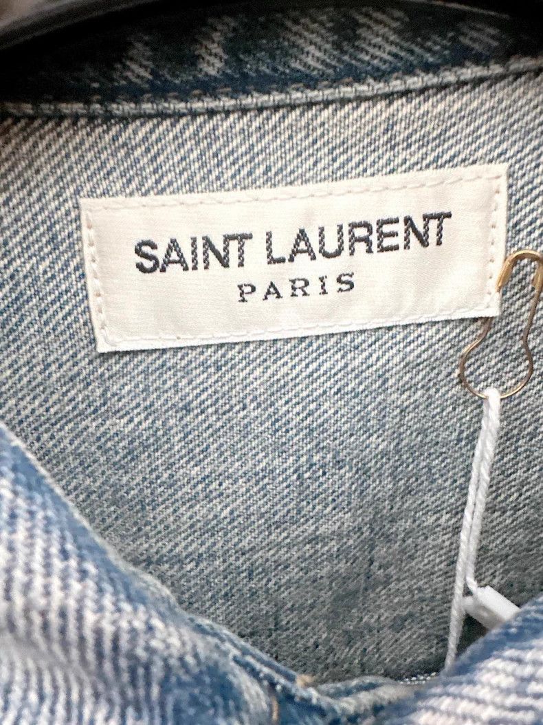 Saint Laurent Paris Saint Laurent Paris denim jacket Size US XL / EU 56 / 4 - 3 Thumbnail