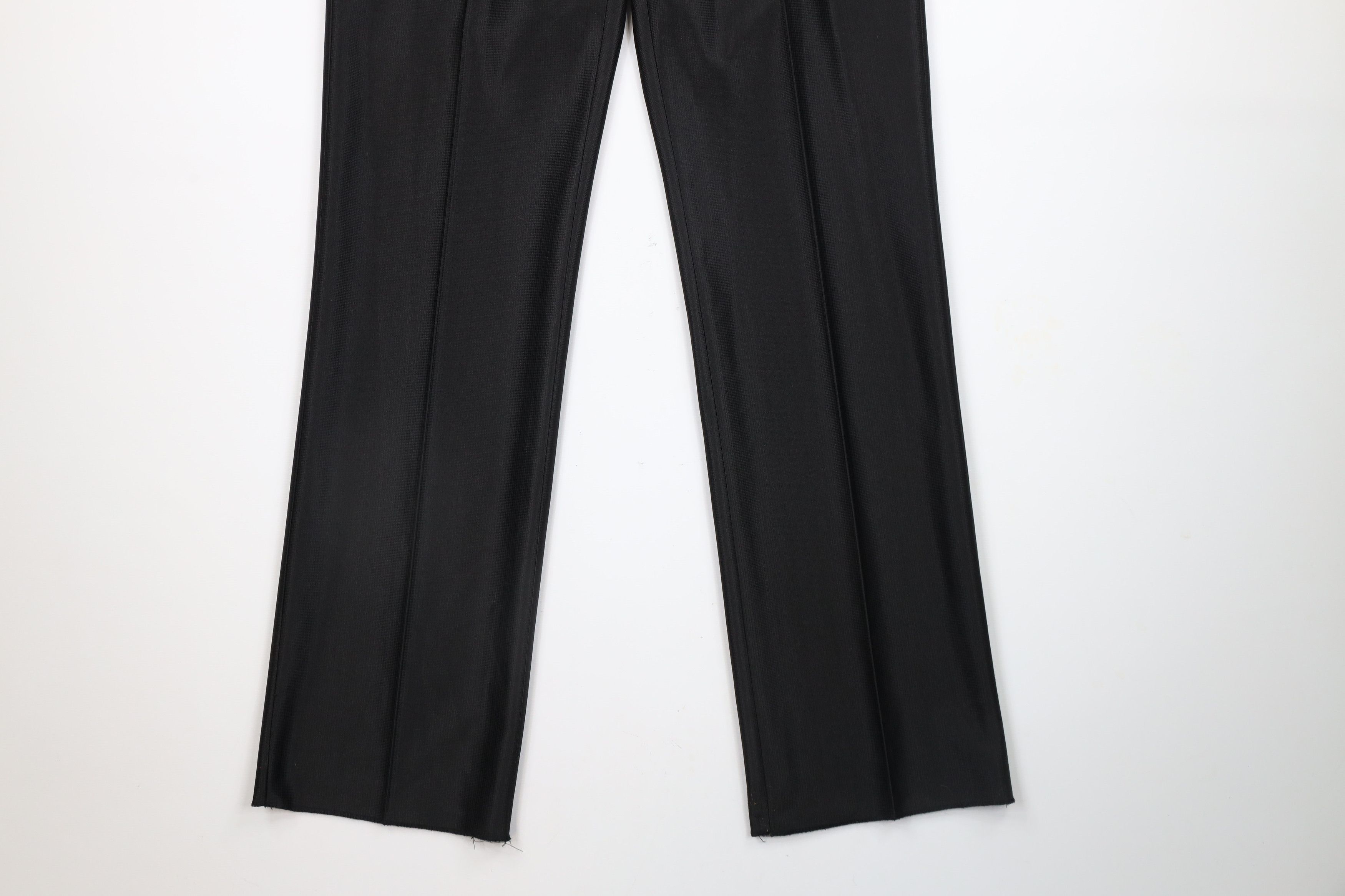 Vintage Vintage 90s Rockabilly Western Trim Wide Leg Pants Black Size US 30 / EU 46 - 4 Thumbnail