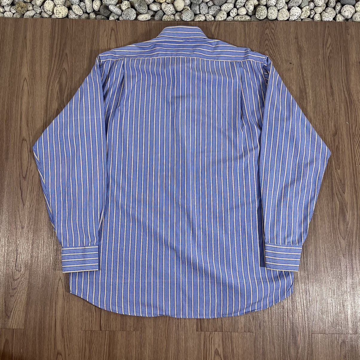 Celine CELINE Homme Vintage Striped ButtonUp Shirt – Made in France Size US XL / EU 56 / 4 - 2 Thumbnail