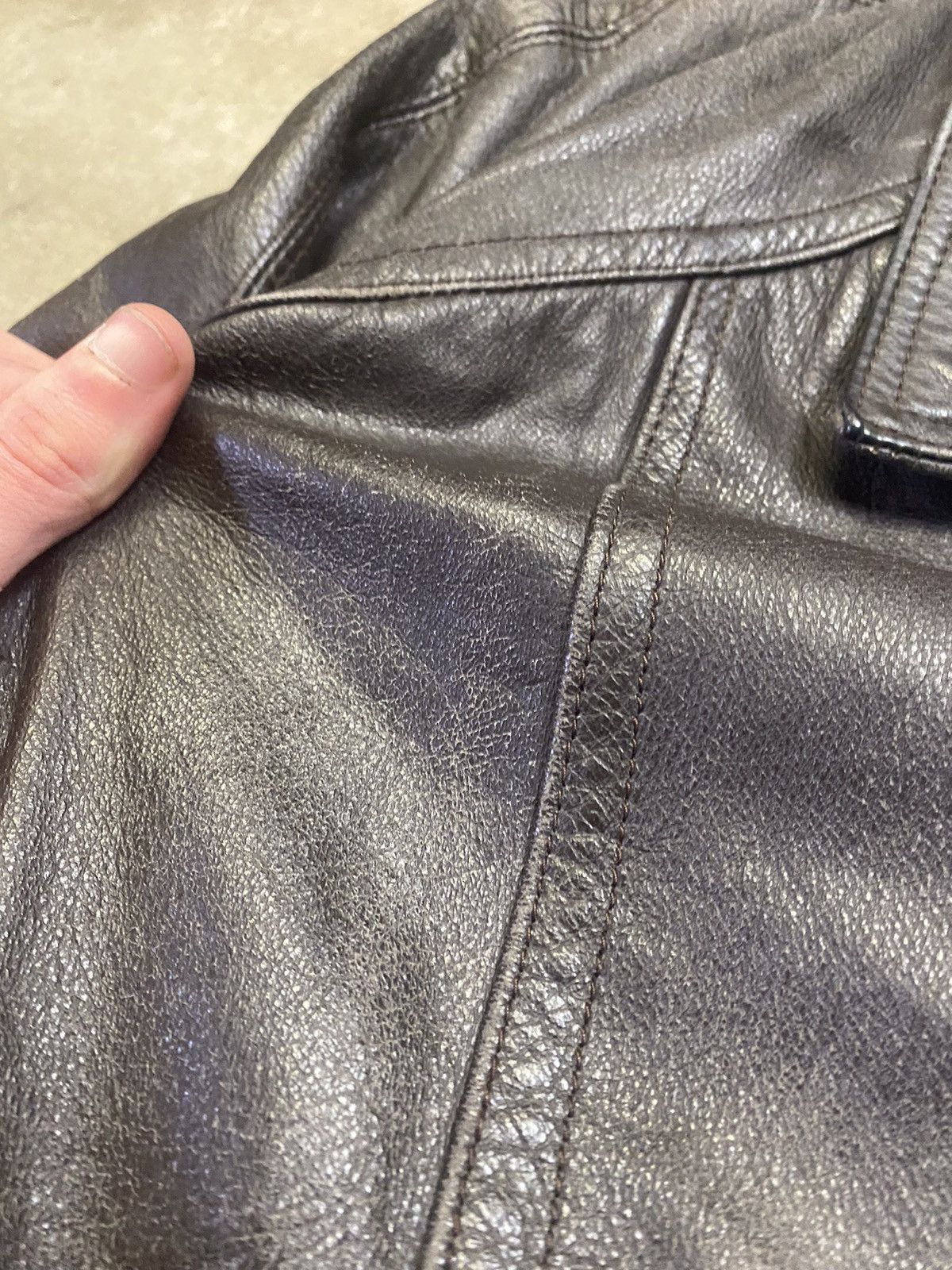 Other Leather bomber jacket paired with free Burberry scarf Size US XL / EU 56 / 4 - 4 Thumbnail