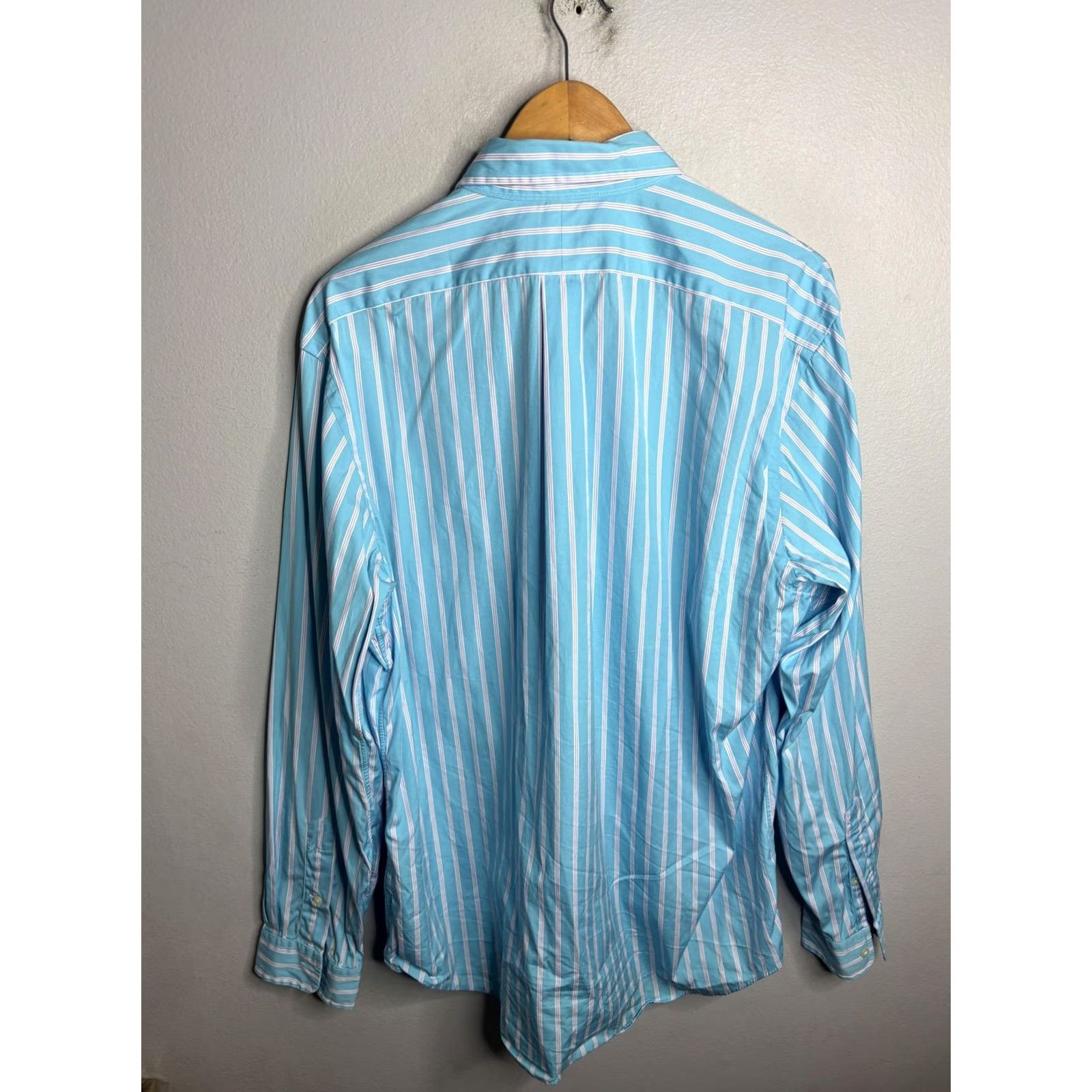 Ralph Lauren Ralph Lauren Shirt Mens XL Blue White Pink Stripe Button Down Long Sleeve Pony Size US XL / EU 56 / 4 - 5 Thumbnail