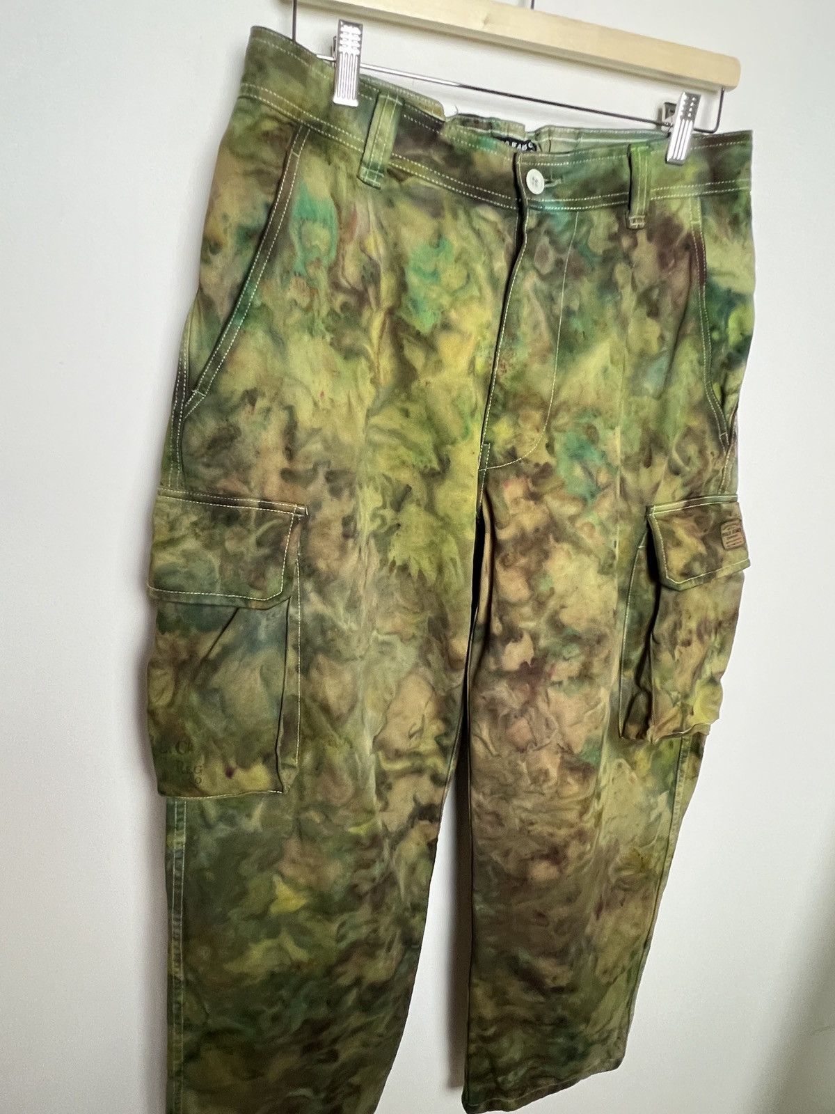 Polo Ralph Lauren ralph lauren tie dye cargo camo multipocket army pants Size US 33 - 8 Thumbnail